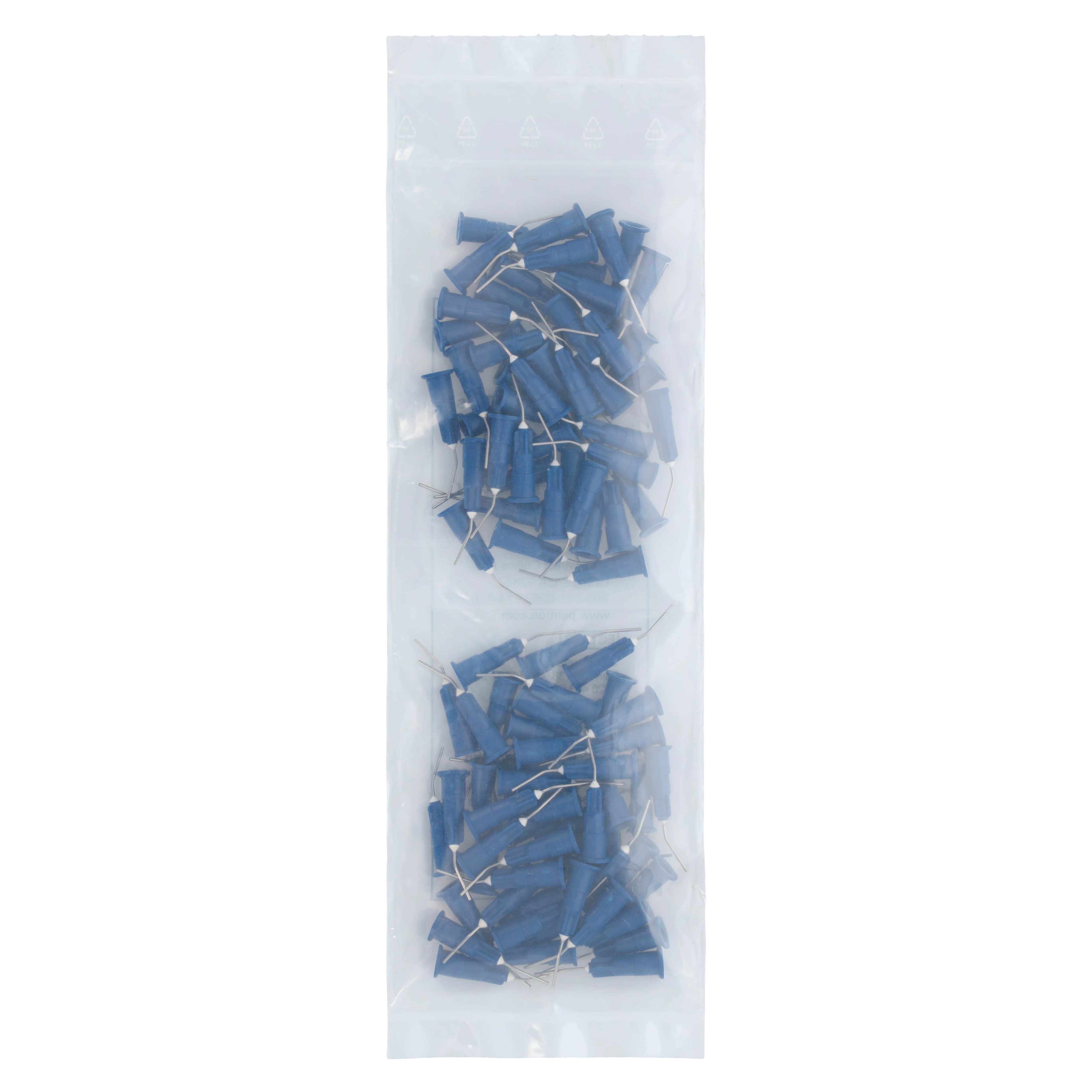 Bond-It Bent Needle Tips, 22 Gauge, Blue, 100/Box, T26B thumbnail 3