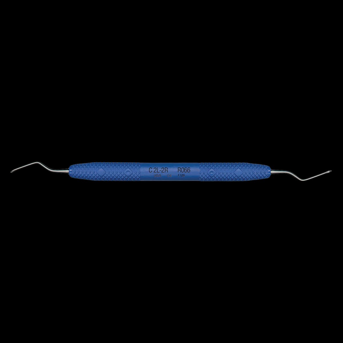 PDT Columbia 2L/2R Universal Curette, Double-Ended, Blue Handle, R066 - Scaler – 2L/2R Columbia, Double End - Scaler – 2L/2R Columbia, Double End - Image 1