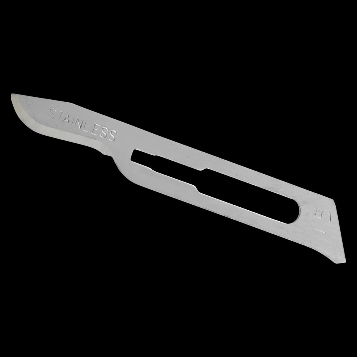 GlassVan #15 Sterile Stainless Steel Surgical Scalpel Blades, 100/Box, 3001T-15 thumbnail 2
