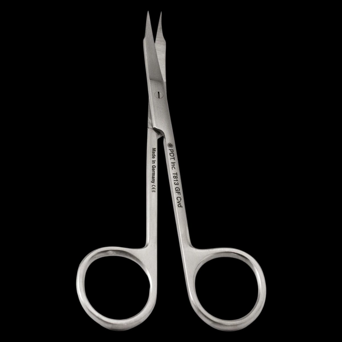 Goldman-Fox Curved Scissors, 12.5 cm, Stainless Steel, PDT Inc - Scissors - Goldman-Fox 12.5 Curved - Image 1