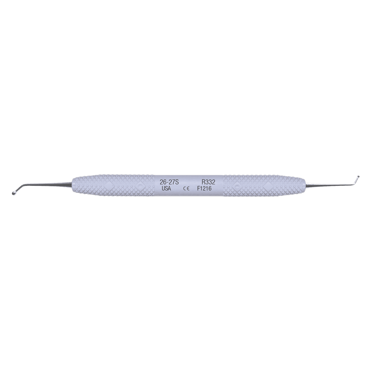 PDT Burnisher 26/27S Double End Restorative Instrument, Alabaster Gray Handle, 1/Pkg - PDT Burnisher 26/27S Restorative Instrument - Image 1