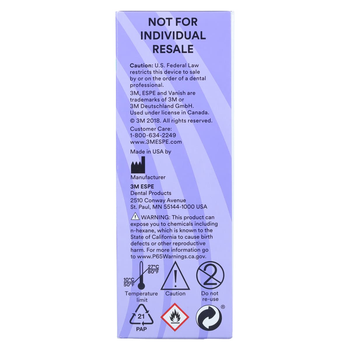 3M (Solventum) Vanish 5% Sodium Fluoride White Varnish, Assorted Flavors (Cherry, Melon, Mint), 0.5 mL Unit Dose, 1000/Pk, 12151X thumbnail 14