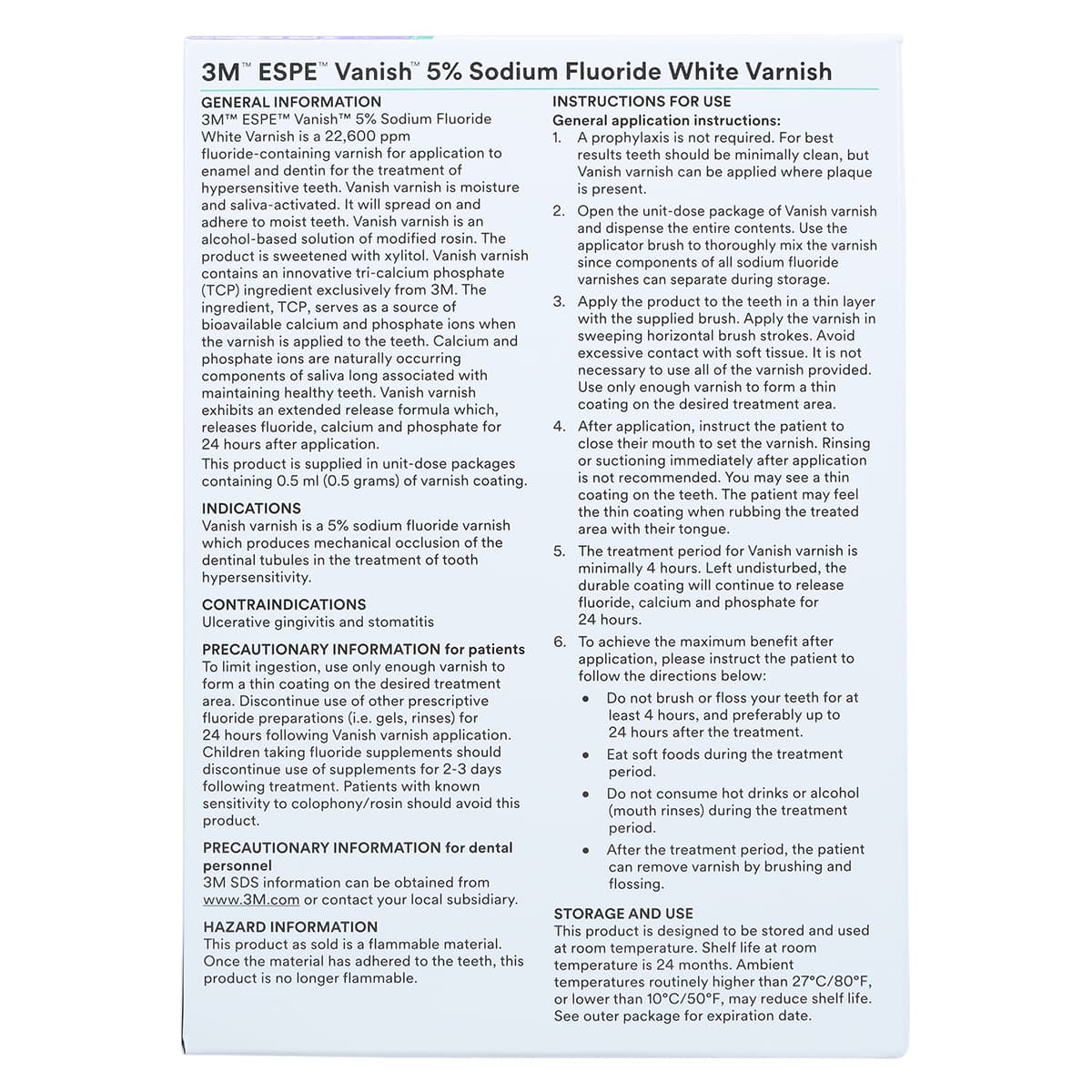 3M (Solventum) Vanish 5% Sodium Fluoride White Varnish, Assorted Flavors (Cherry, Melon, Mint), 0.5 mL Unit Dose, 1000/Pk, 12151X thumbnail 15