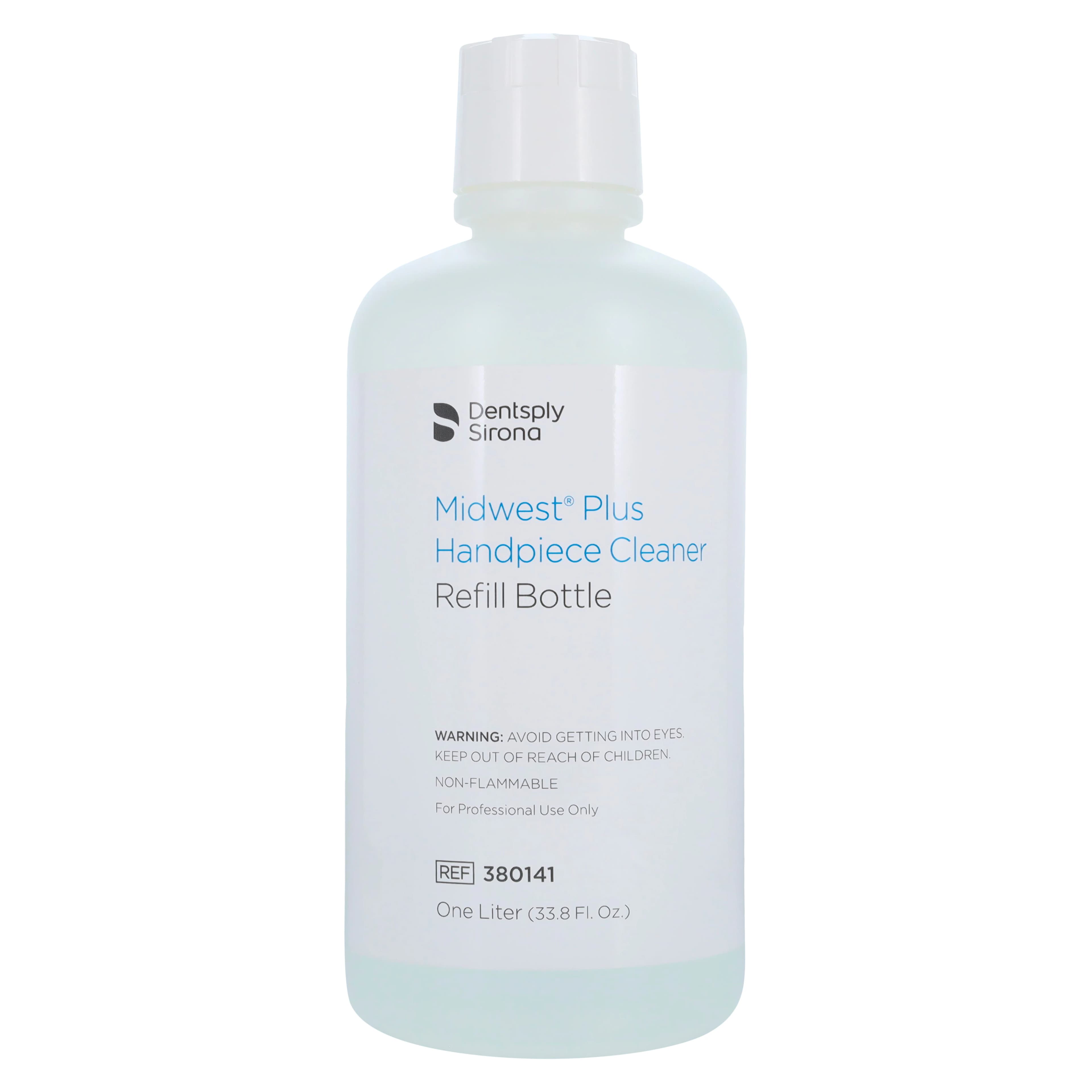Midwest Plus Handpiece Cleaner, 1 Liter Refill Bottle, 380141 - Midwest Plus Handpiece Cleaner 1ltr Refill - Image 1