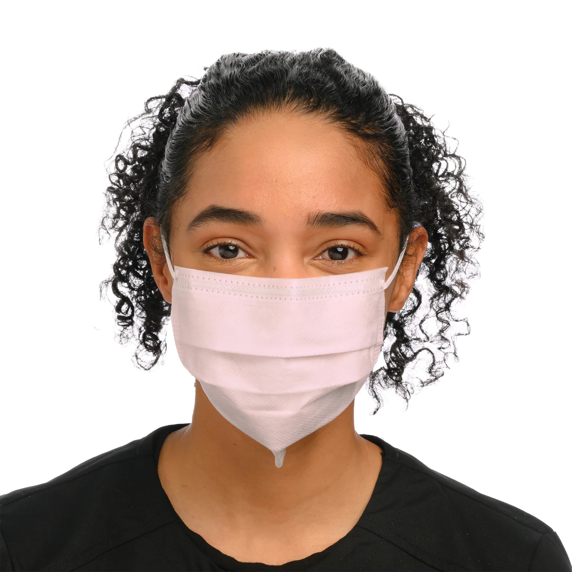 Isofluid SecureFit Earloop Face Mask, ASTM Level 1, Pink, 50/Box, GCIPKSF thumbnail 2