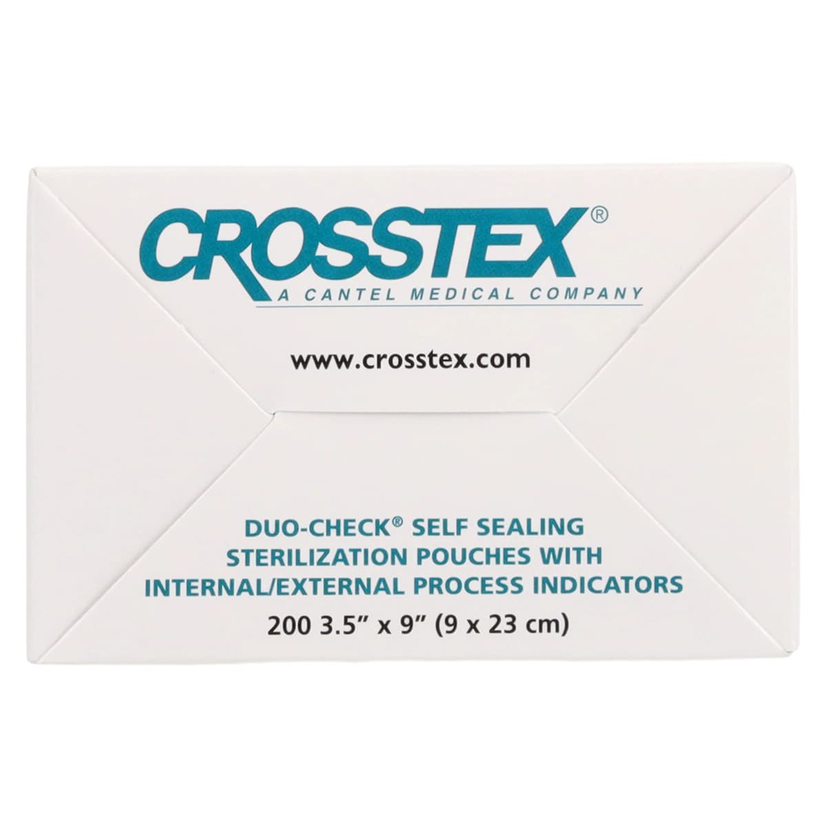 Crosstex Duo-Check Self-Seal Sterilization Pouches, 3-1/2" x 9", Blue Film, 200/Box thumbnail 7