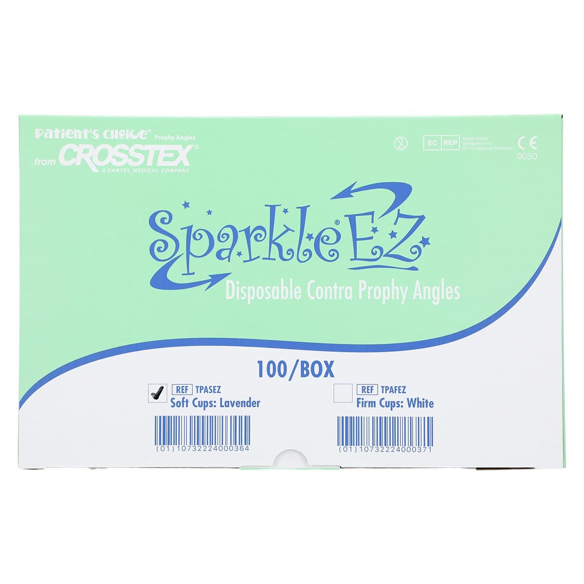 Sparkle EZ Contra Prophy Angle, Soft Purple Cup, Latex-Free, 100/Box, TPASEZ thumbnail 3