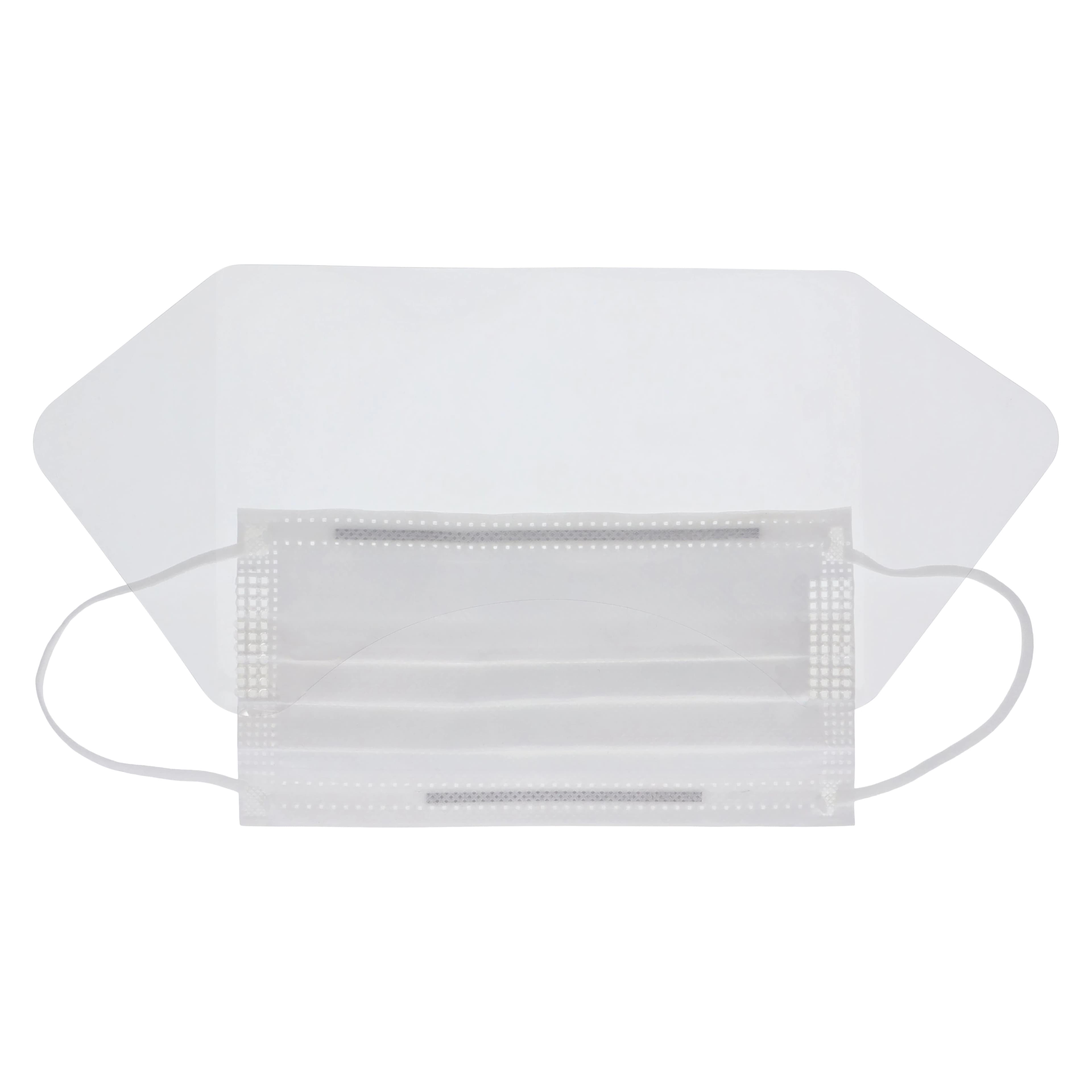 Crosstex Ultra Sensitive FogFree SecureFit Earloop Face Mask with Wrap-Around Shield, ASTM Level 3, White, 25/Box, GCPWSSF thumbnail 3