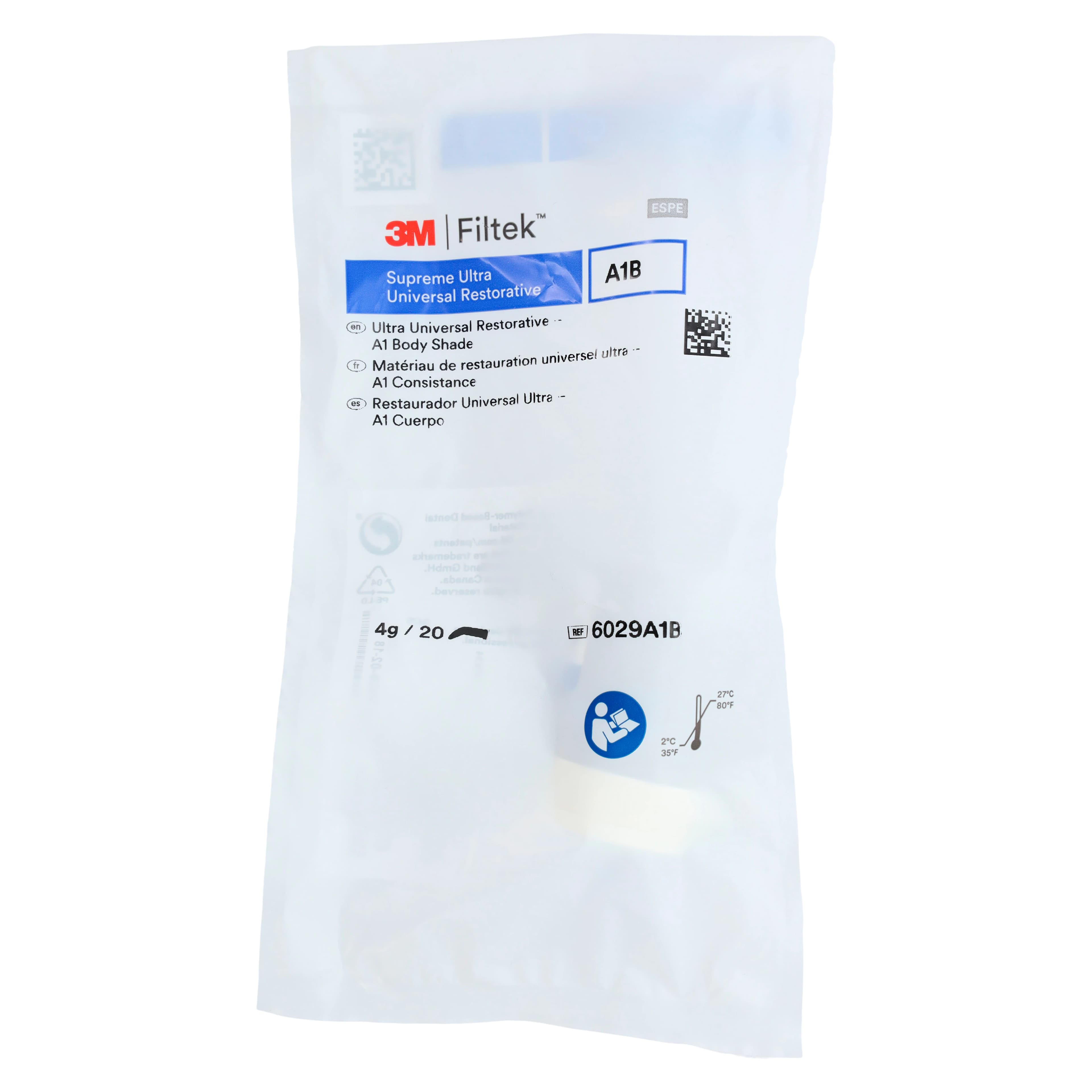 Filtek Supreme Ultra Universal Restorative Capsules, A1 Body, 0.2 g, 20/Pk, 6029A1B thumbnail 6