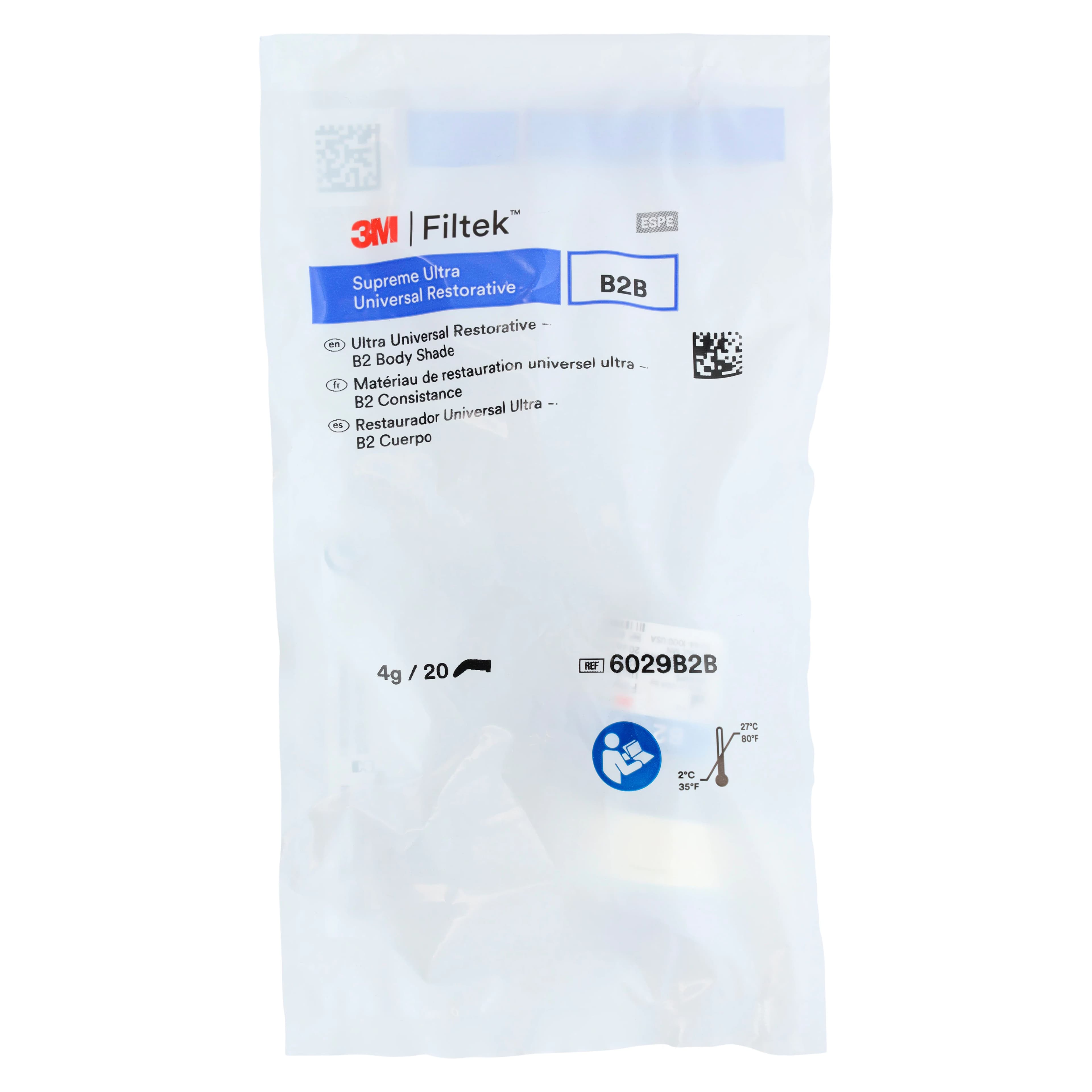 Filtek Supreme Ultra Universal Restorative Capsules, B2 Body, 0.2 g, 20/Pk, 6029B2B thumbnail 6