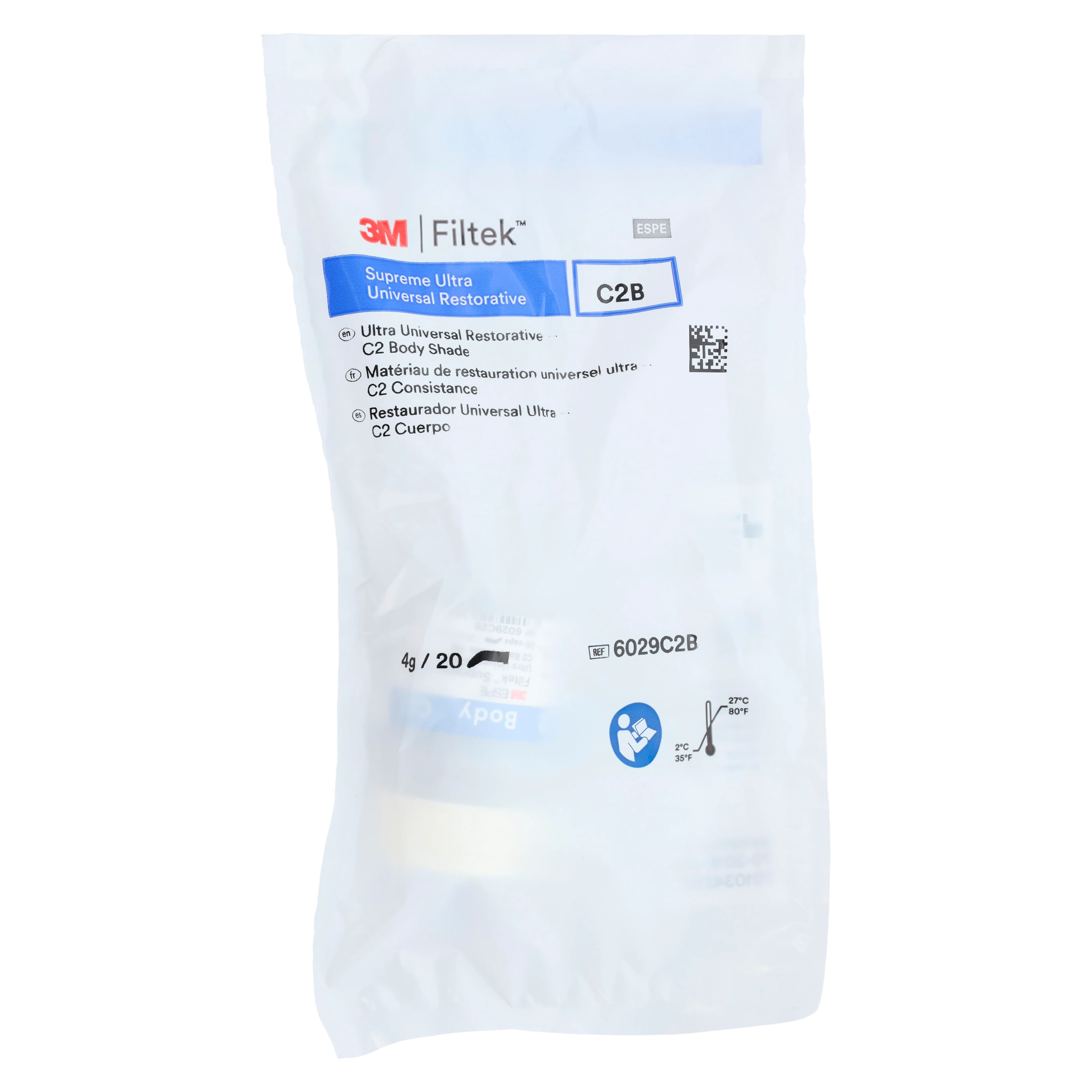 Filtek Supreme Ultra Universal Restorative Capsules, C2 Body, 0.2 g, 20/Pk, 6029C2B thumbnail 6