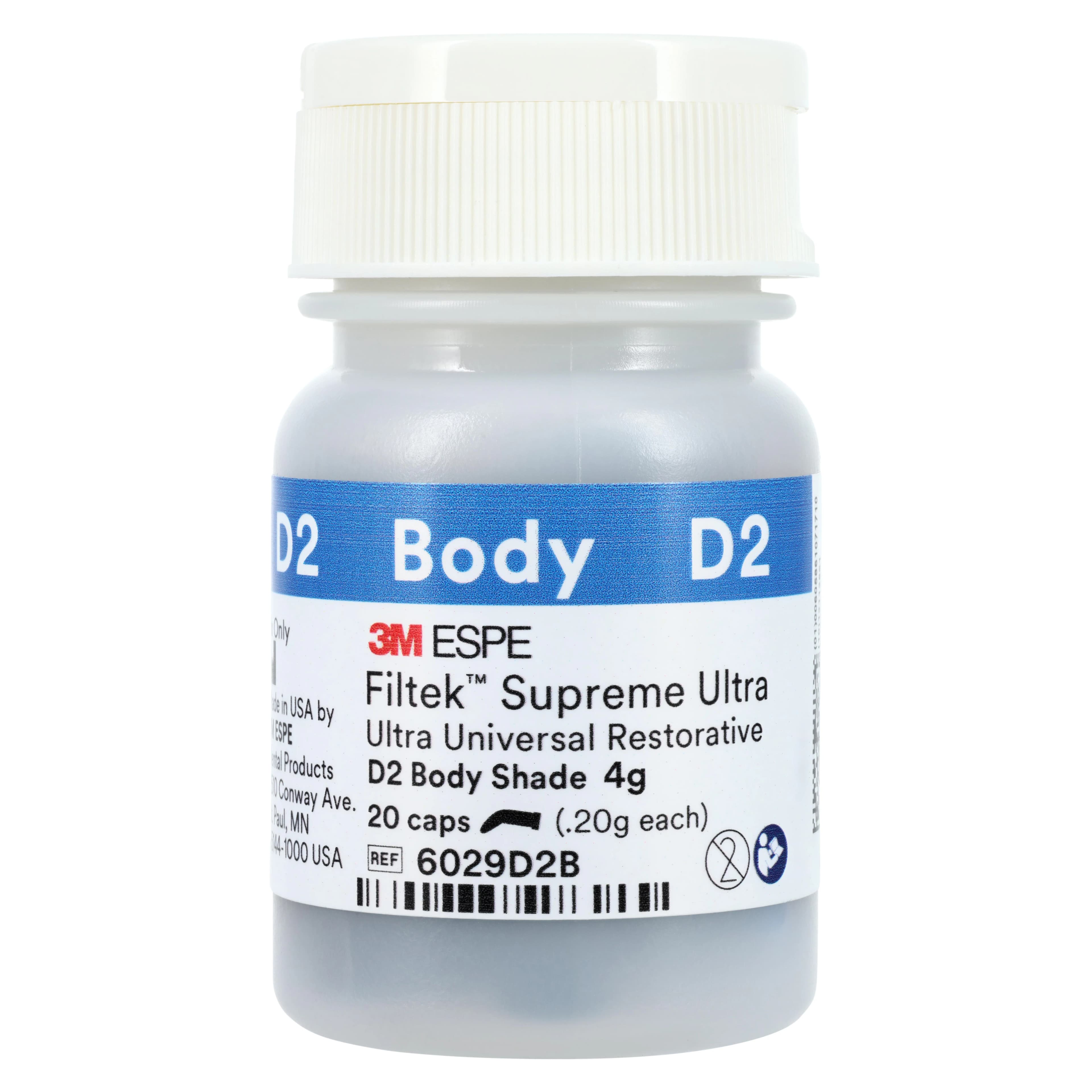 Filtek Supreme Ultra Universal Restorative Capsules, D2 Body, 0.2 g, 20/Pk, 6029D2B thumbnail 3