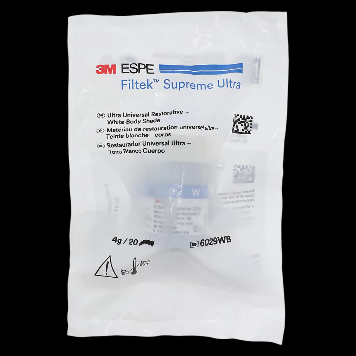 3M Filtek Supreme Ultra Universal Restorative Capsules, White Body (WB), 0.2 g, 20/Pk, 6029WB - Filtek Supreme Ultra Universal Capsules W Body 20Pk - Image 1
