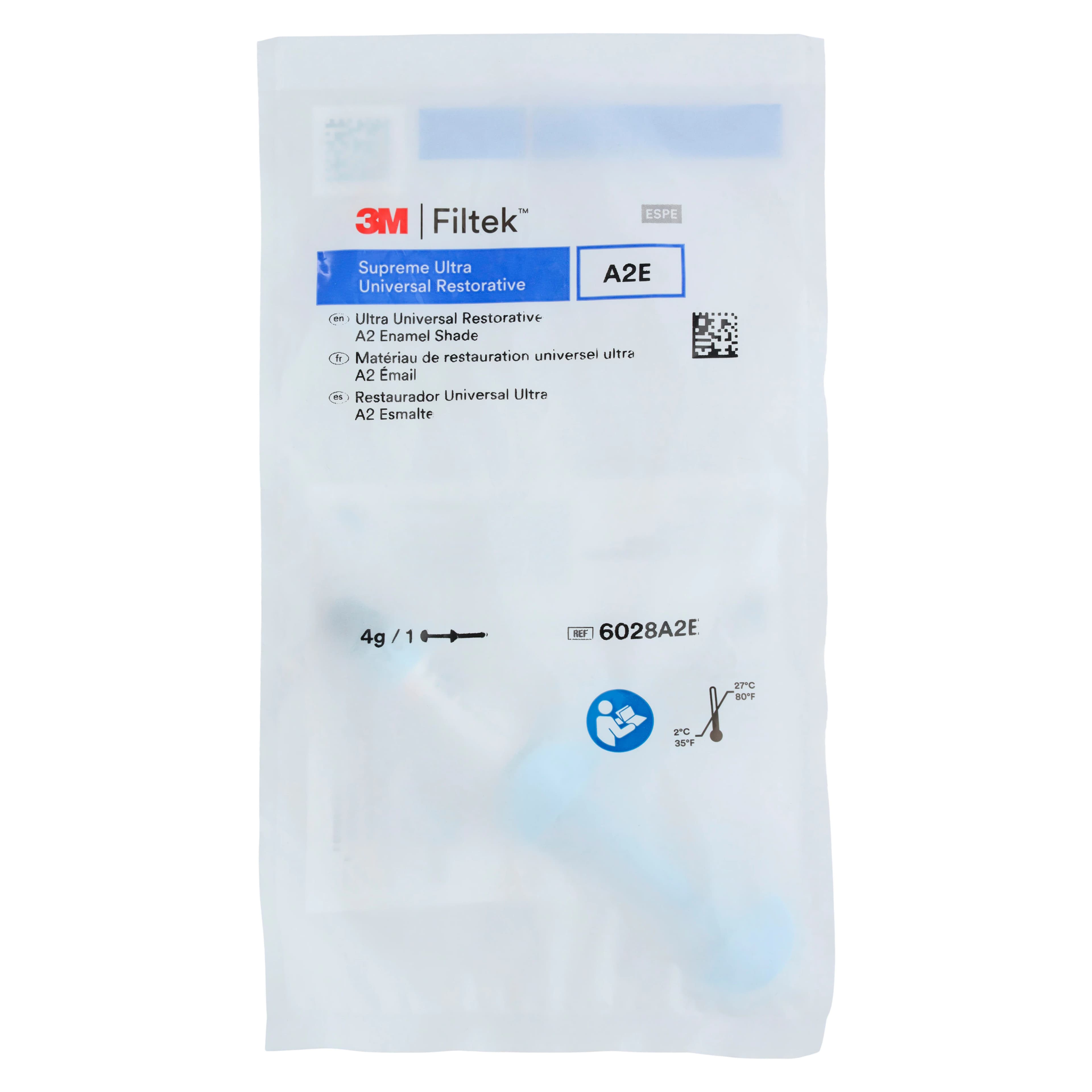 Filtek Supreme Ultra Universal Restorative Syringe, A2 Enamel, 4 g, 6028A2E thumbnail 4