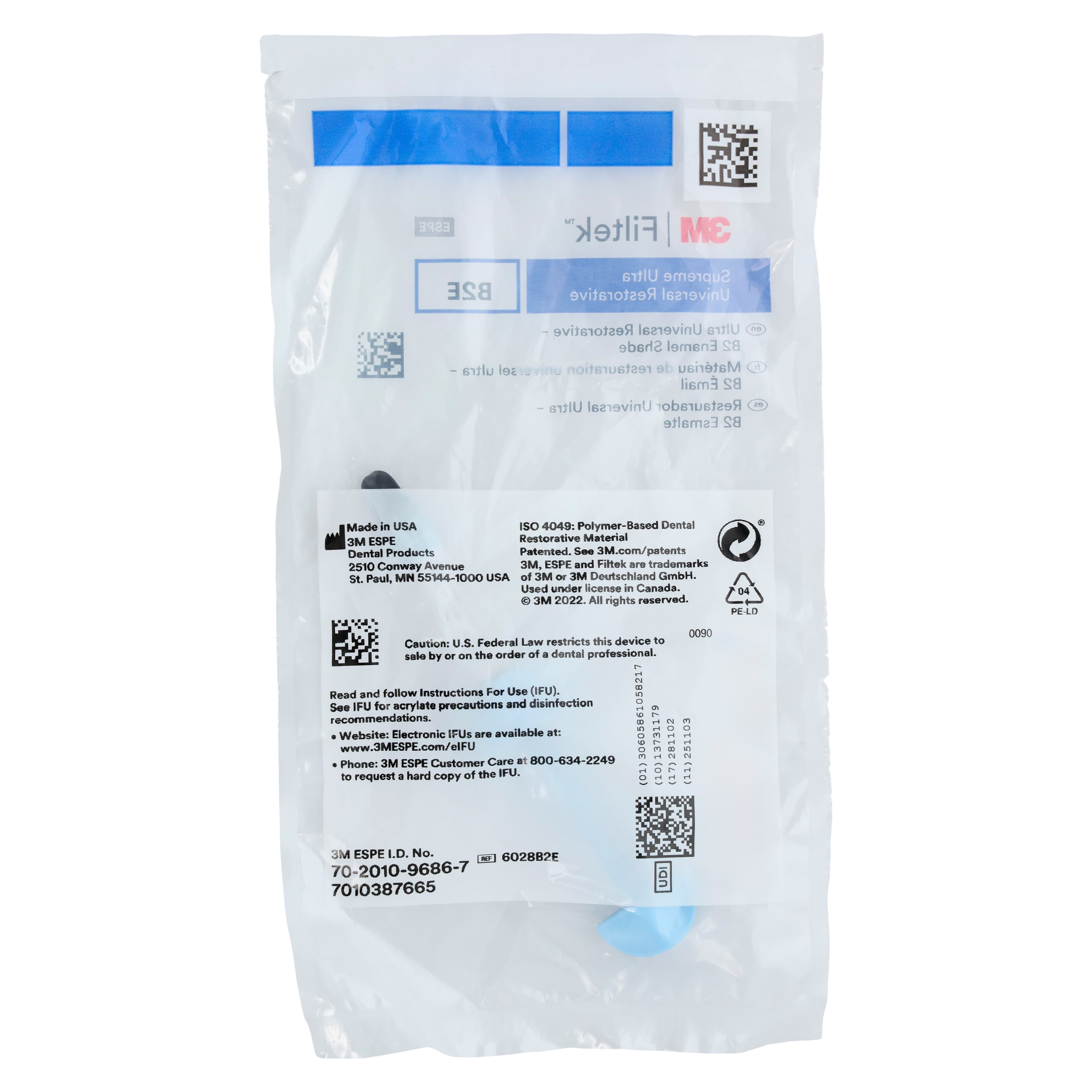 Filtek Supreme Ultra Universal Restorative Syringe, B2 Enamel, 4 g, 1/Pk, 6028B2E thumbnail 4