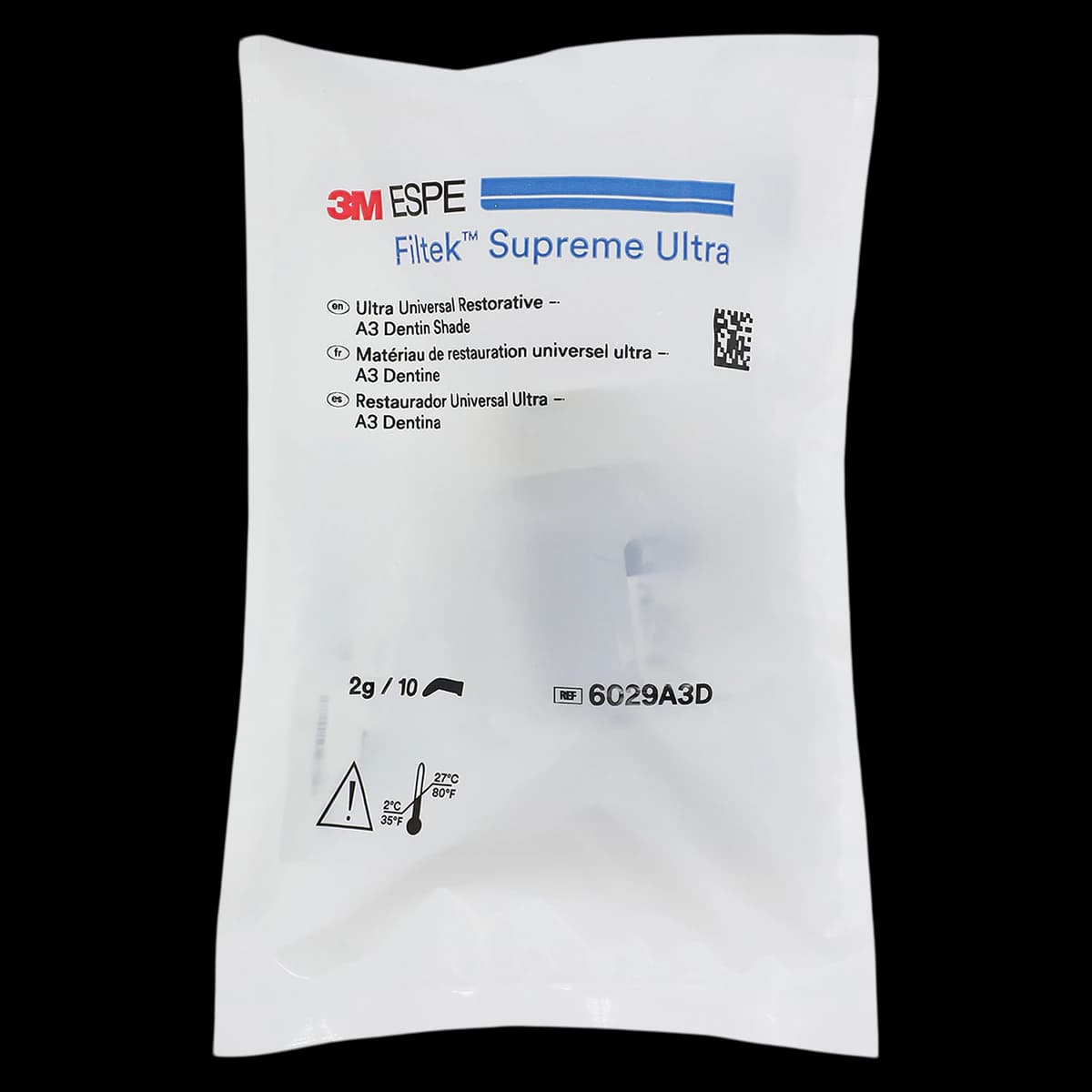 3M Filtek Supreme Ultra Universal Restorative Capsules, A3 Dentin, 0.2 g, 10/Pk, 6029A3D - Filtek Supreme Ultra Universal Capsule A3 Dentin 10Bx - Image 1