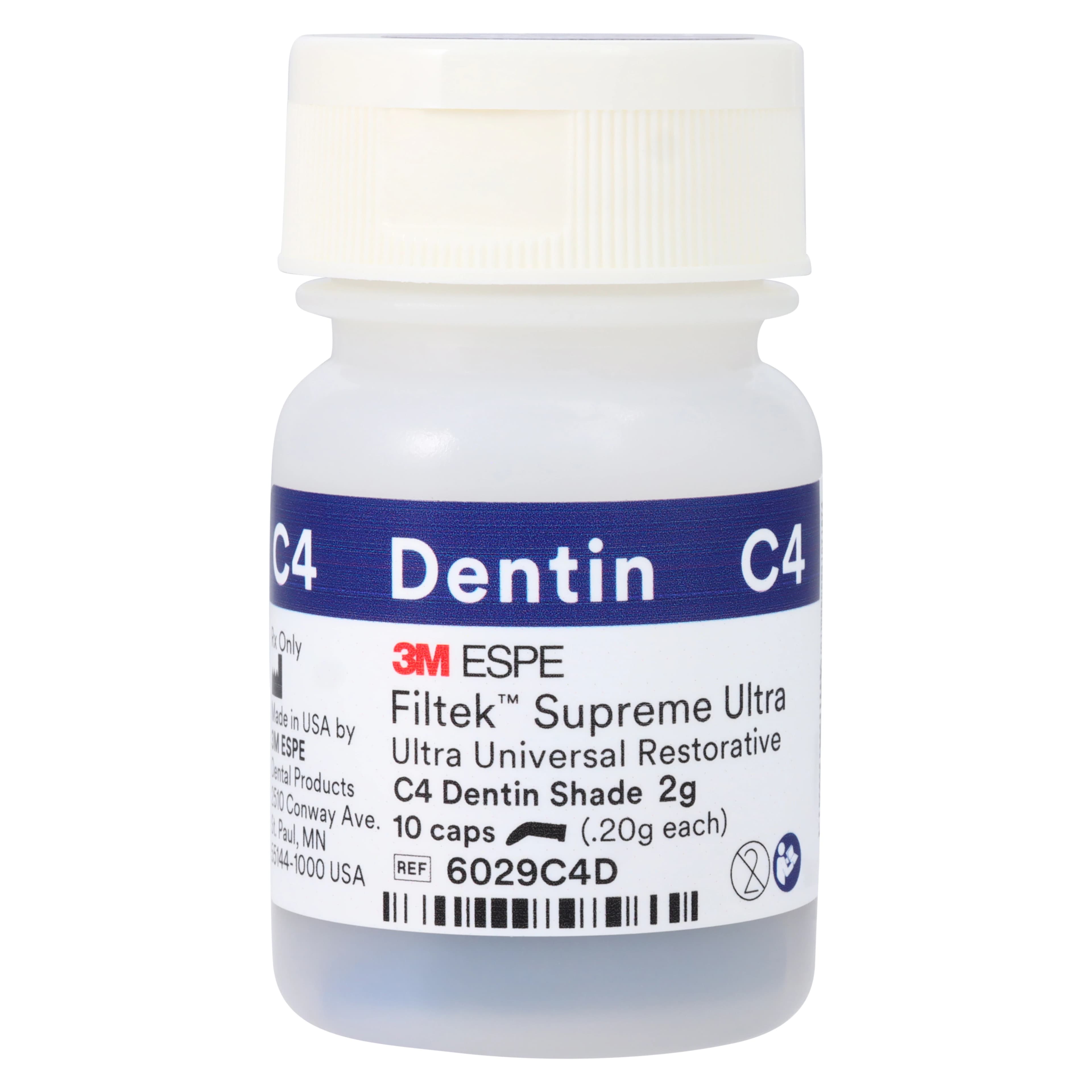 Filtek Supreme Ultra Universal Restorative Capsules, C4 Dentin, 0.2 g, 10/Pk, 6029C4D thumbnail 3