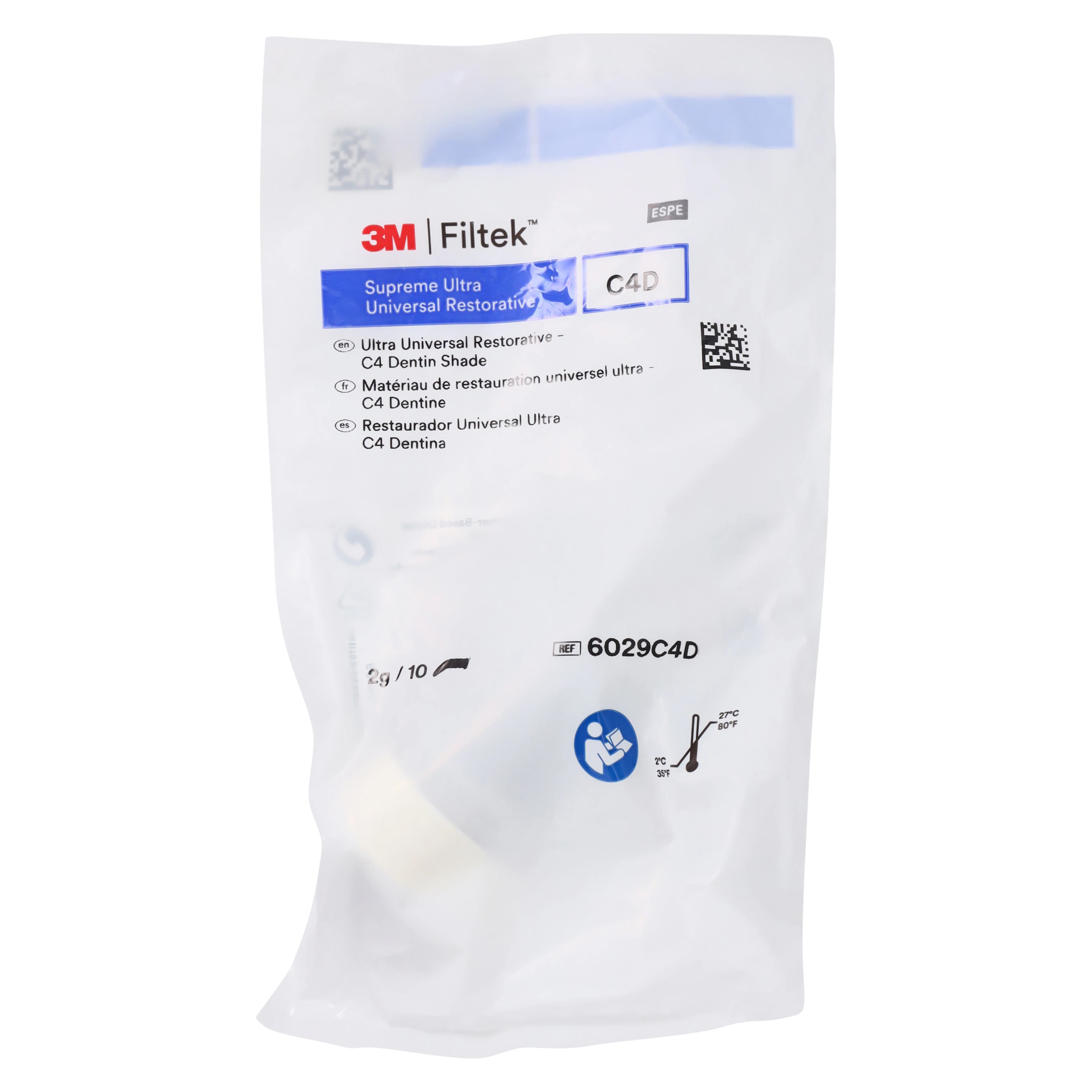 Filtek Supreme Ultra Universal Restorative Capsules, C4 Dentin, 0.2 g, 10/Pk, 6029C4D thumbnail 5