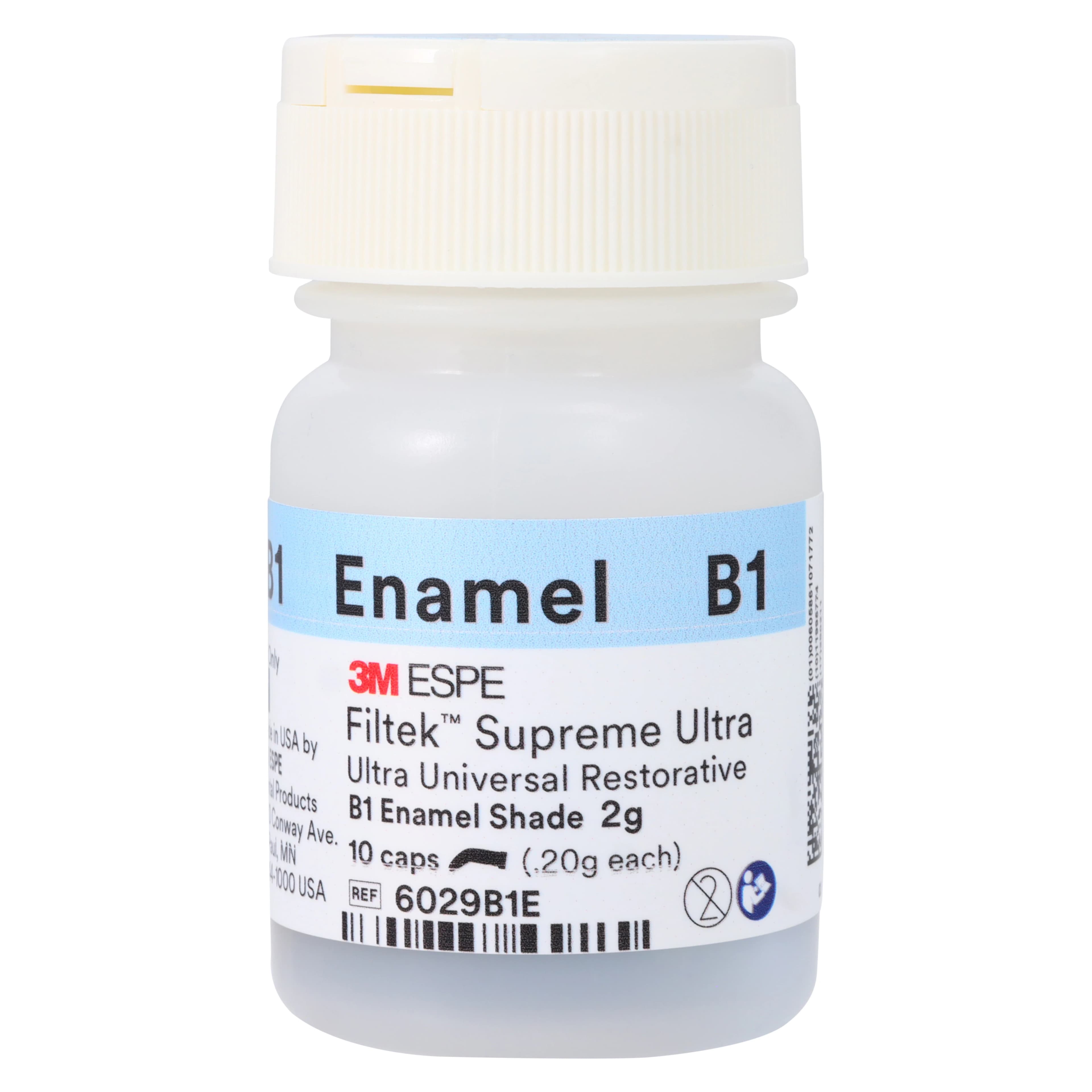 Filtek Supreme Ultra Universal Restorative Capsules, B1 Enamel, 0.2 g, 10/Pk, 6029B1E thumbnail 3