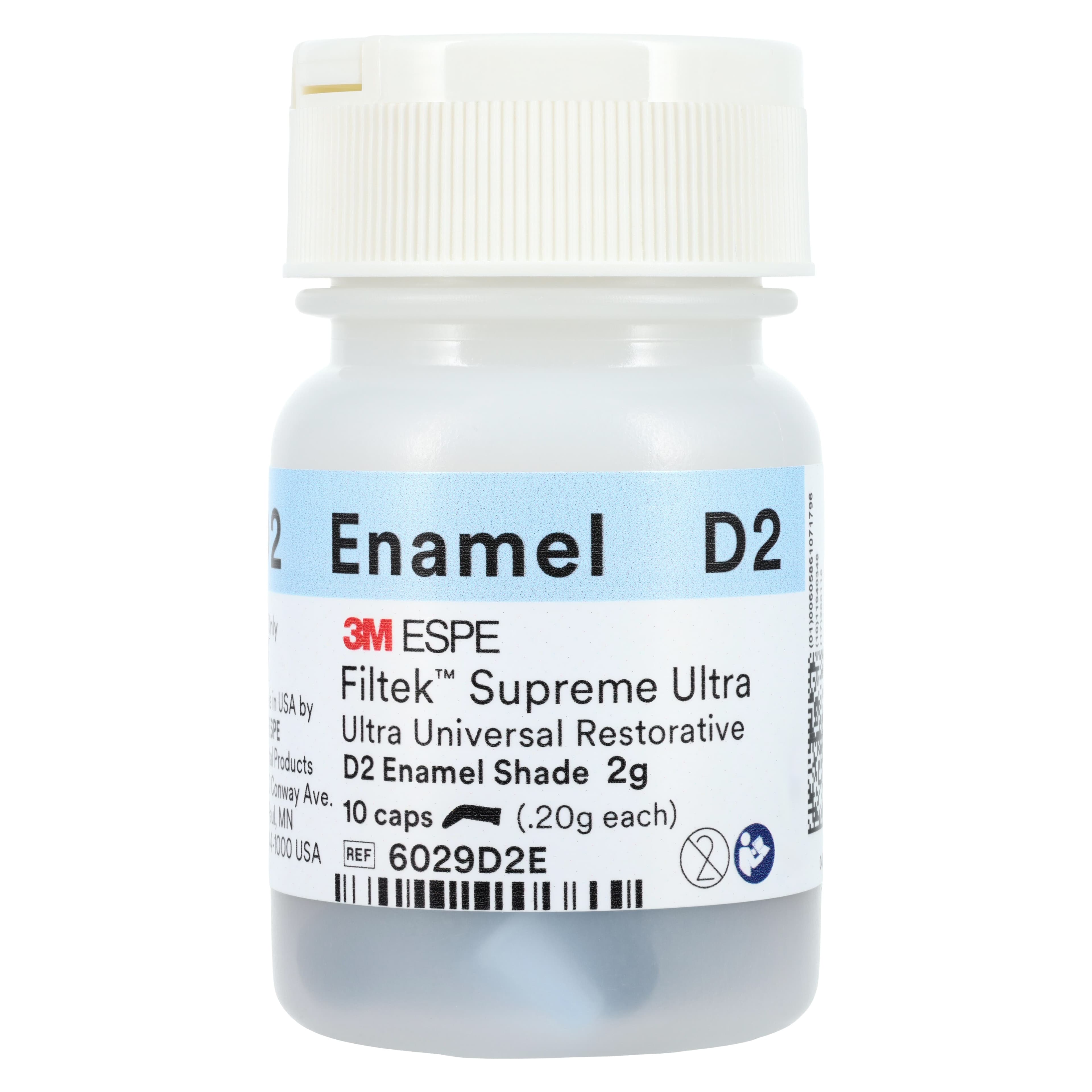 3M Filtek Supreme Ultra Universal Restorative Capsules, D2 Enamel, 0.2 g, 10/Pk, 6029D2E thumbnail 3