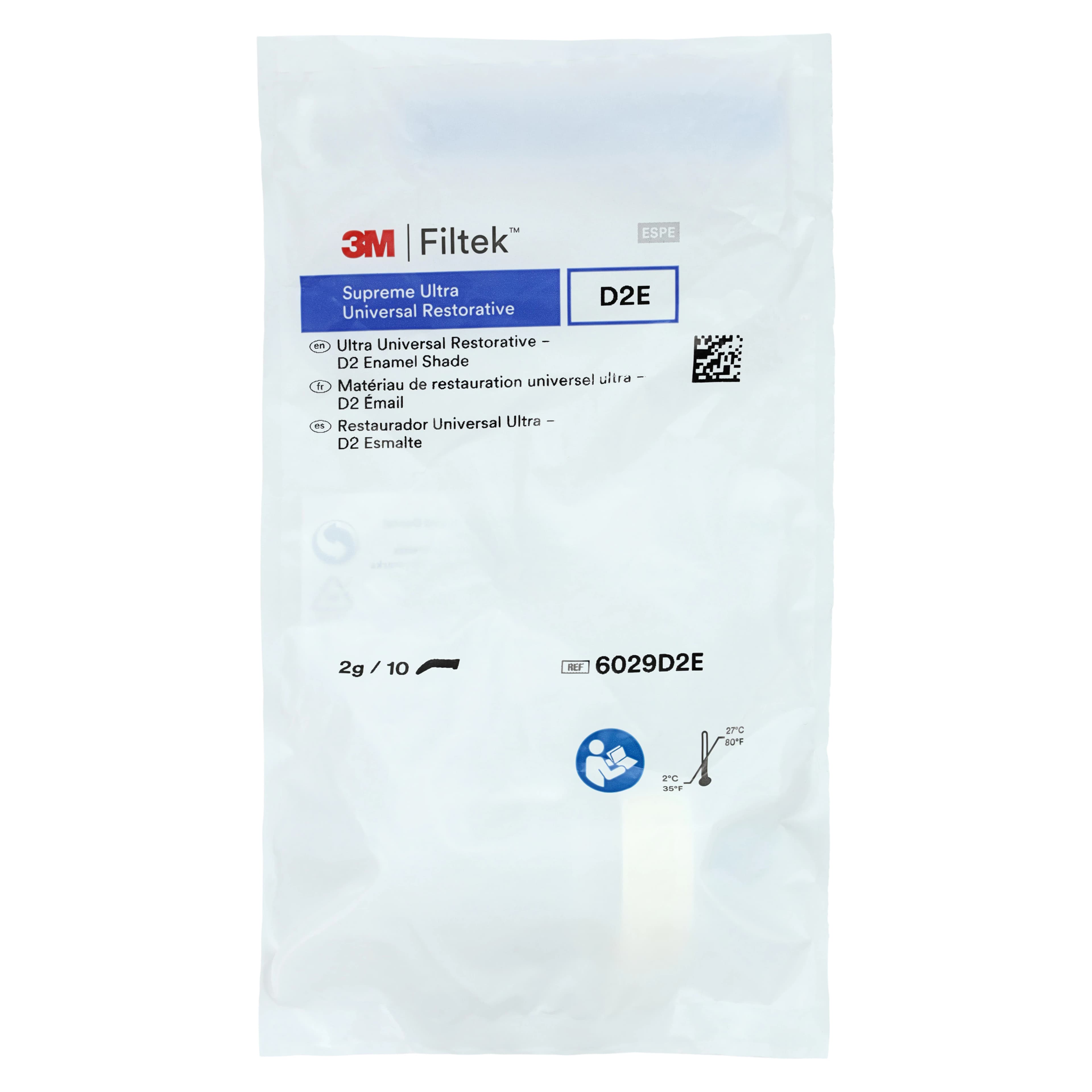 3M Filtek Supreme Ultra Universal Restorative Capsules, D2 Enamel, 0.2 g, 10/Pk, 6029D2E thumbnail 5