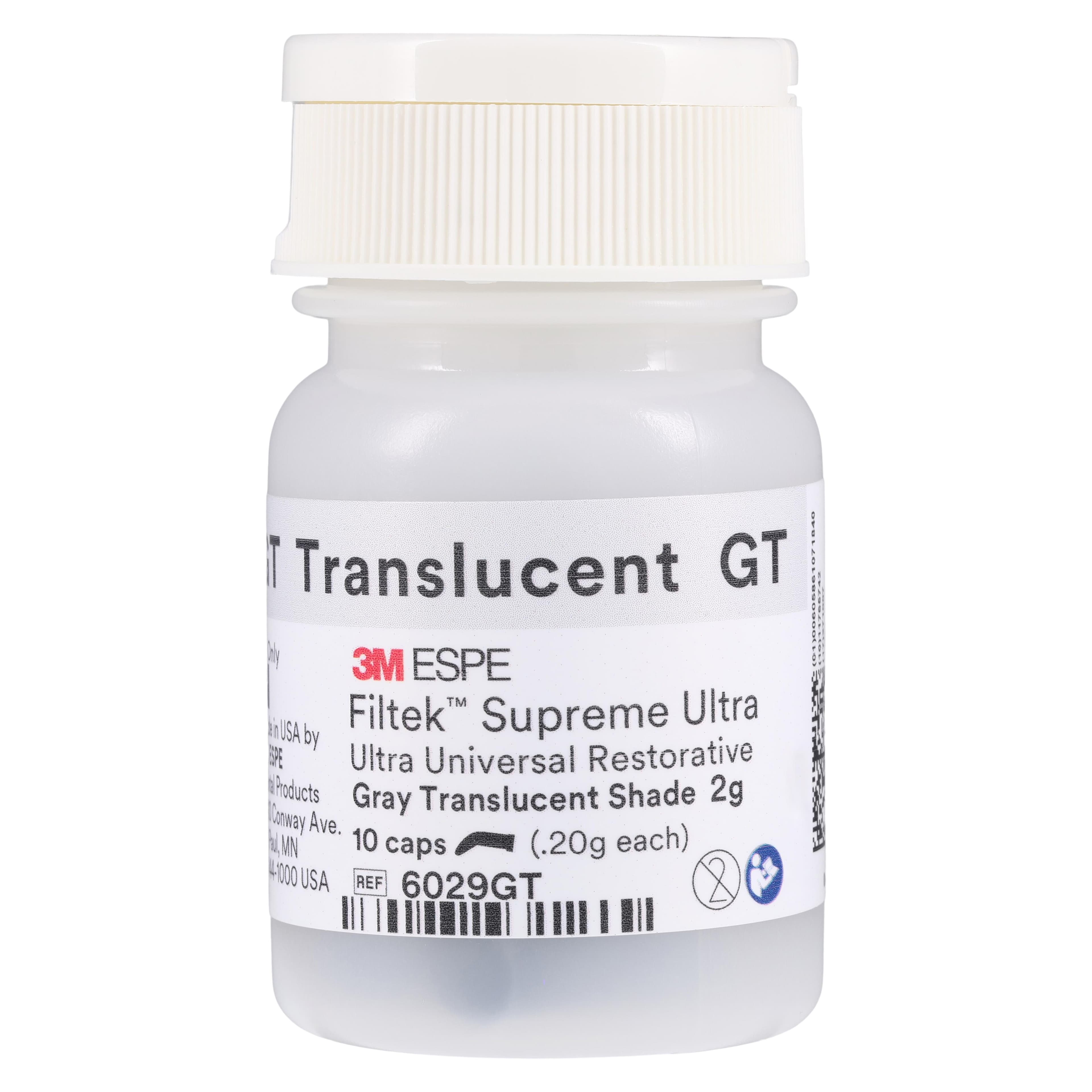 Filtek Supreme Ultra Universal Restorative Capsules, 0.2 g, Gray Translucent (GT), 10/Pk, 6029GT thumbnail 3