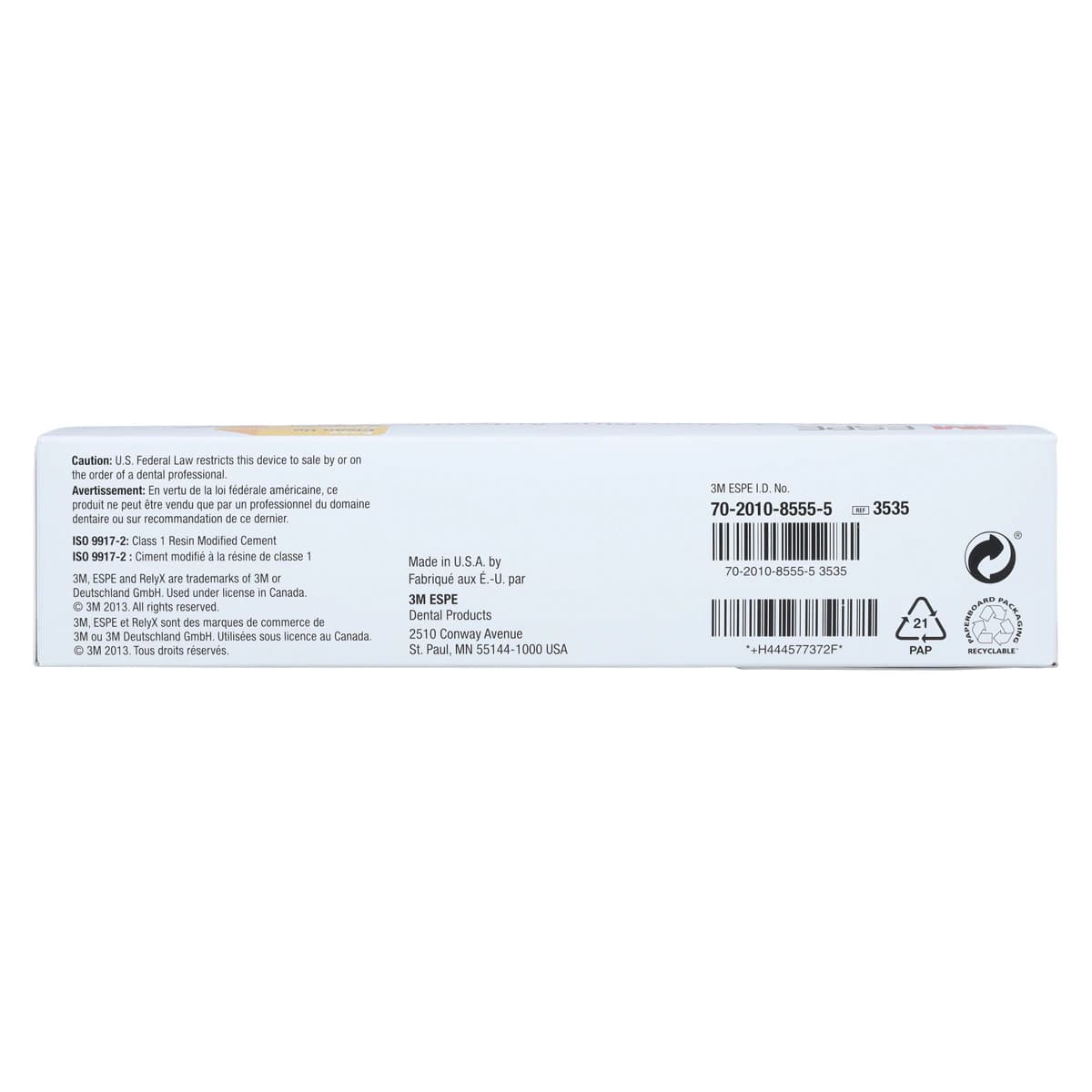 3M RelyX Luting Plus Automix Resin-Modified Glass Ionomer Cement, Value Pack, 8.5 g Syringes, 3/Pk, 3535 thumbnail 7