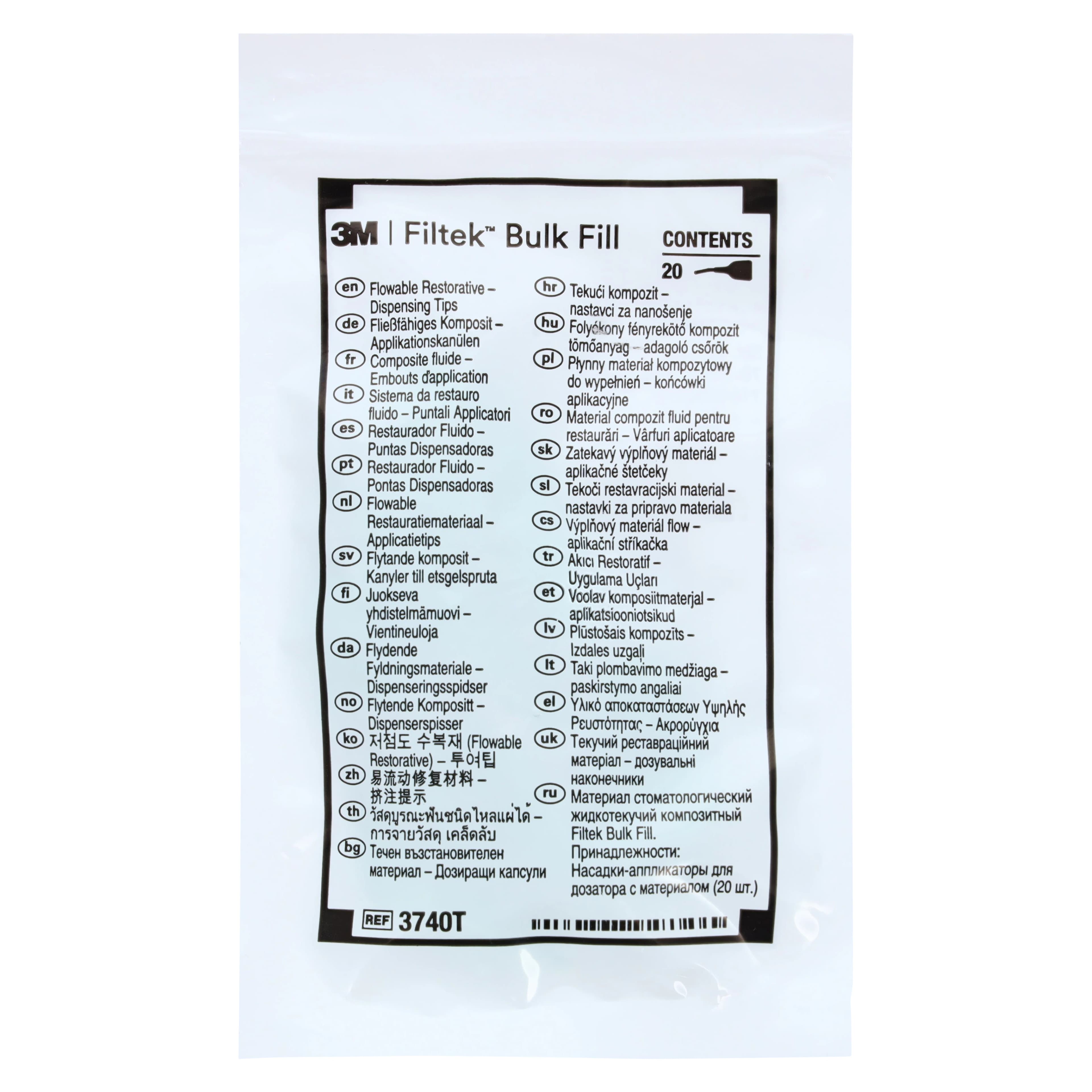3M Filtek Bulk Fill Flowable Restorative Syringe Refill, Shade A2, 2 g, 2/Pk, 4862A2 thumbnail 6