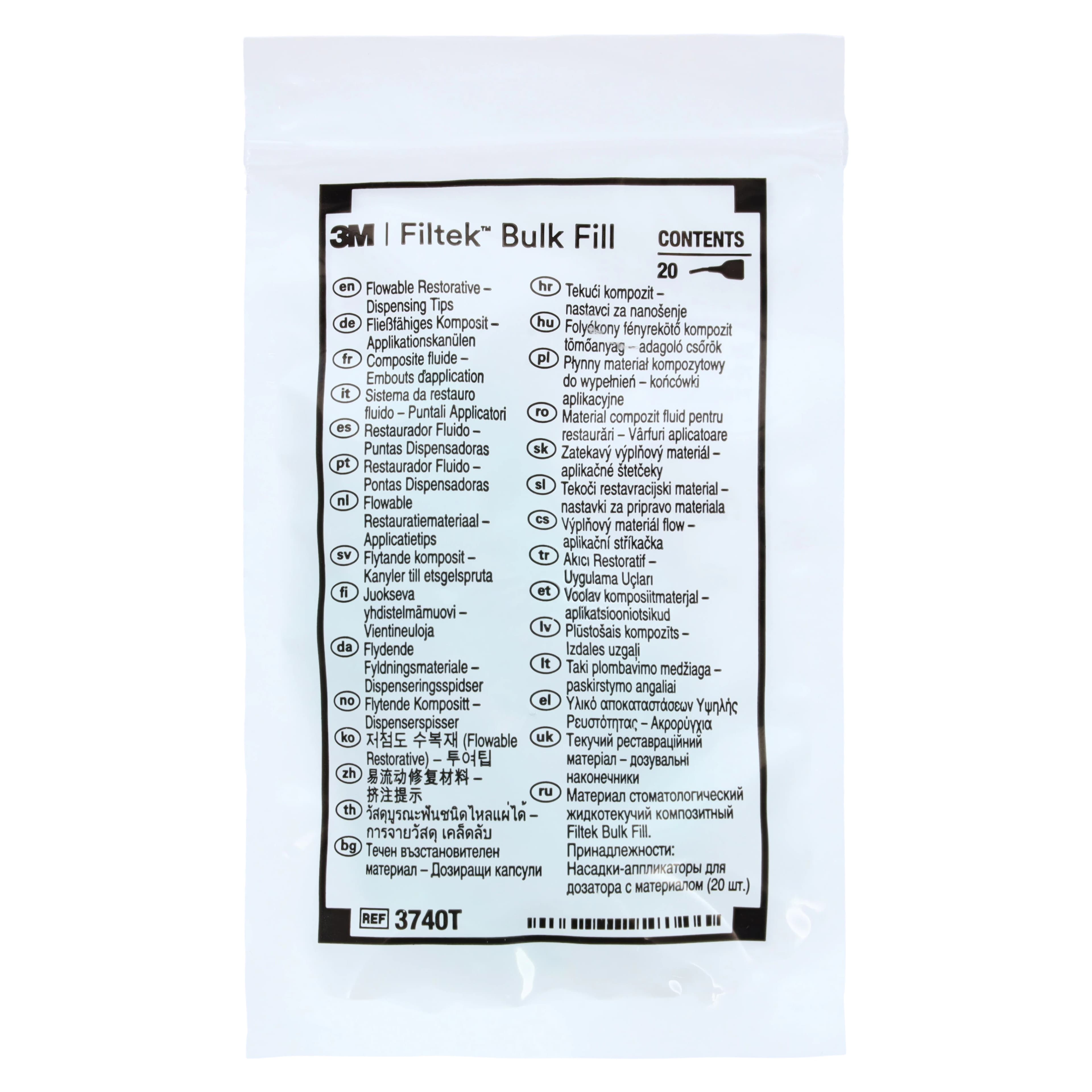 3M Filtek Bulk Fill Flowable Restorative, Universal Shade, 2 g Syringe Refill, 2/Pkg, 4862U thumbnail 6