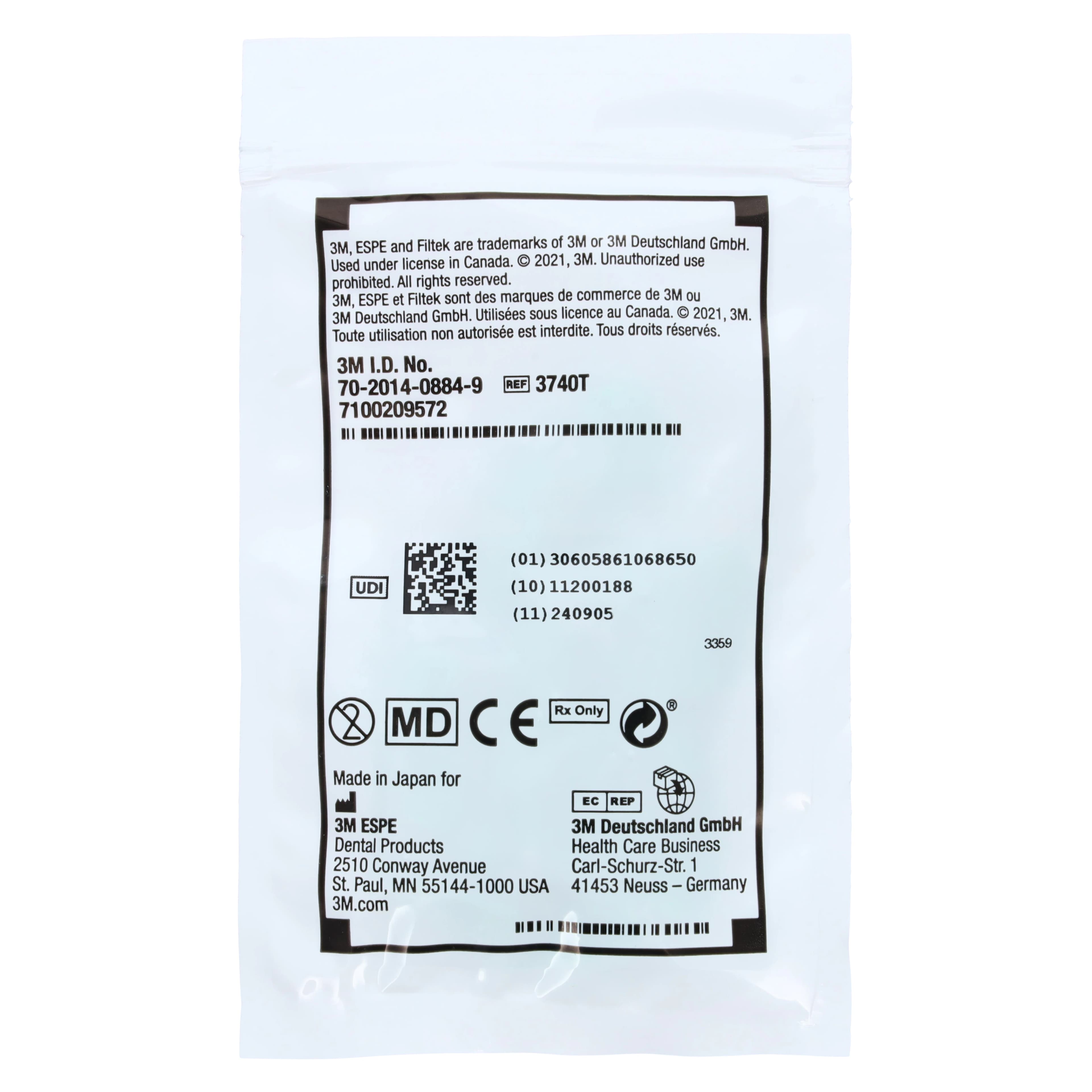 3M Filtek Bulk Fill Flowable Restorative, Universal Shade, 2 g Syringe Refill, 2/Pkg, 4862U thumbnail 7