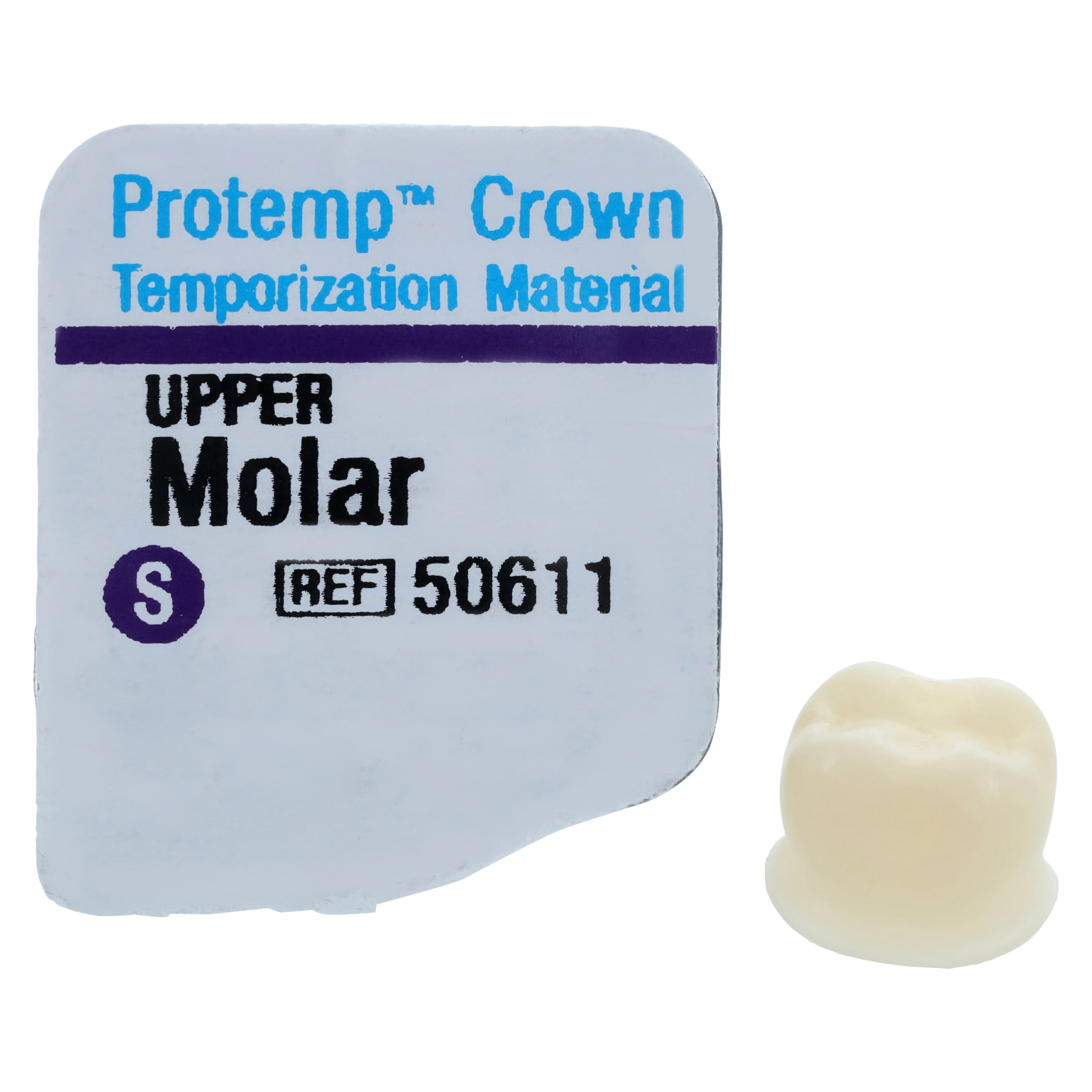 Protemp Crown Temporization Material, Adult Refill, Upper Small Molar, Universal Shade, 5/Pk, 50611 thumbnail 2