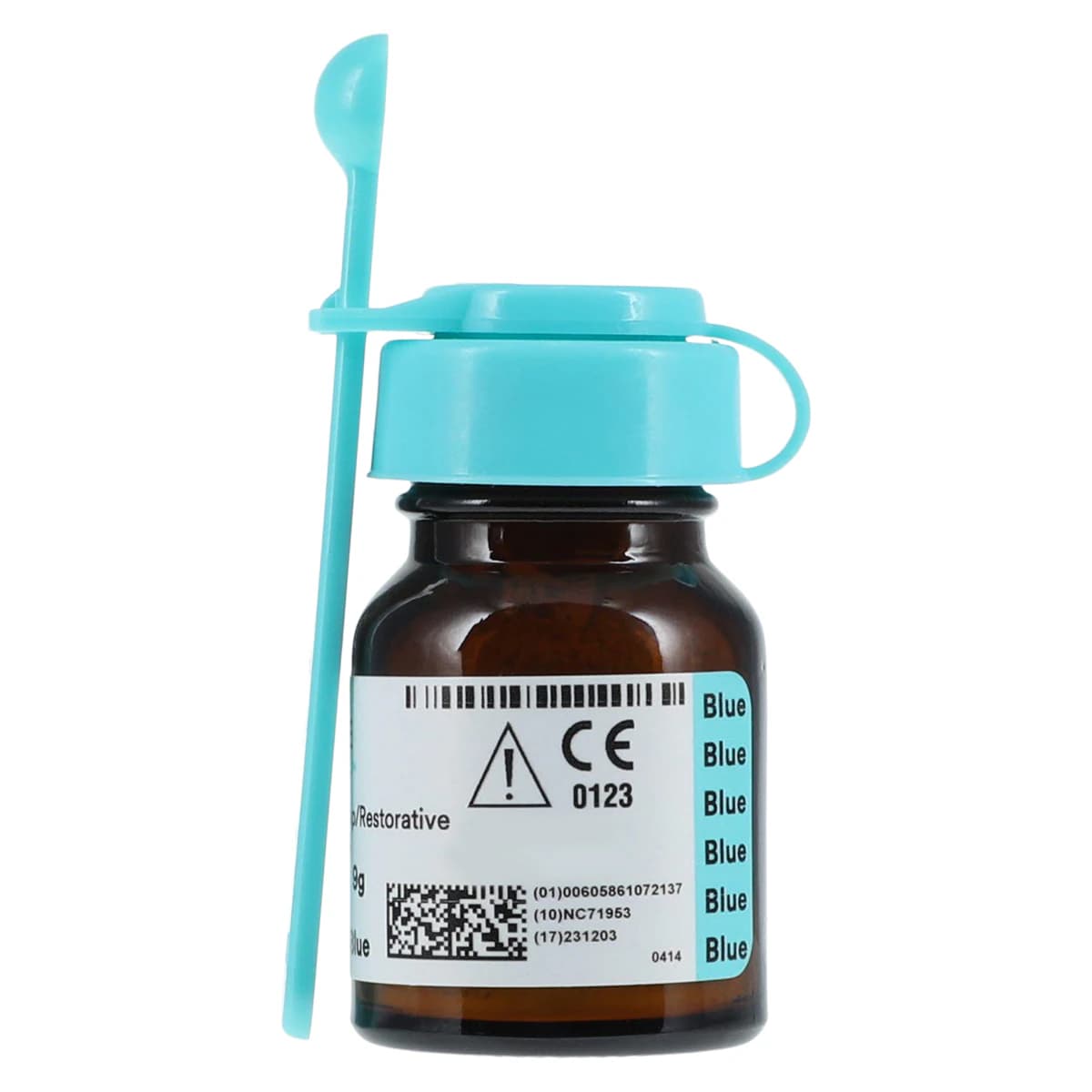 3M Vitremer Core Buildup/Restorative Glass Ionomer Powder Refill, Blue Shade, 9 g Bottle with Spoon, 3303BLUE thumbnail 5