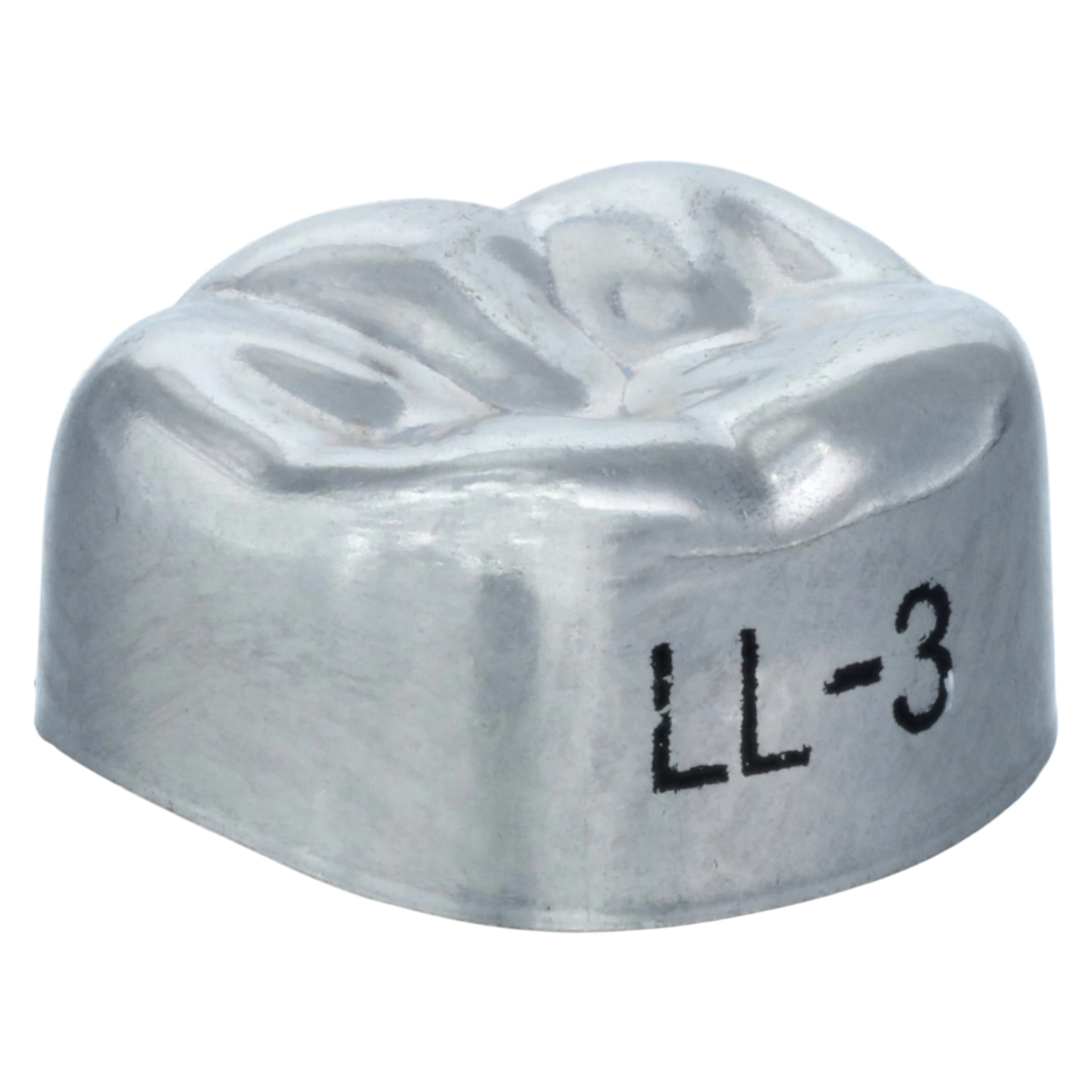 3M Unitek Stainless Steel Permanent Molar Crown, Lower Left First Permanent Molar, Size 3 (3LL), 5/Box, 900333 thumbnail 3