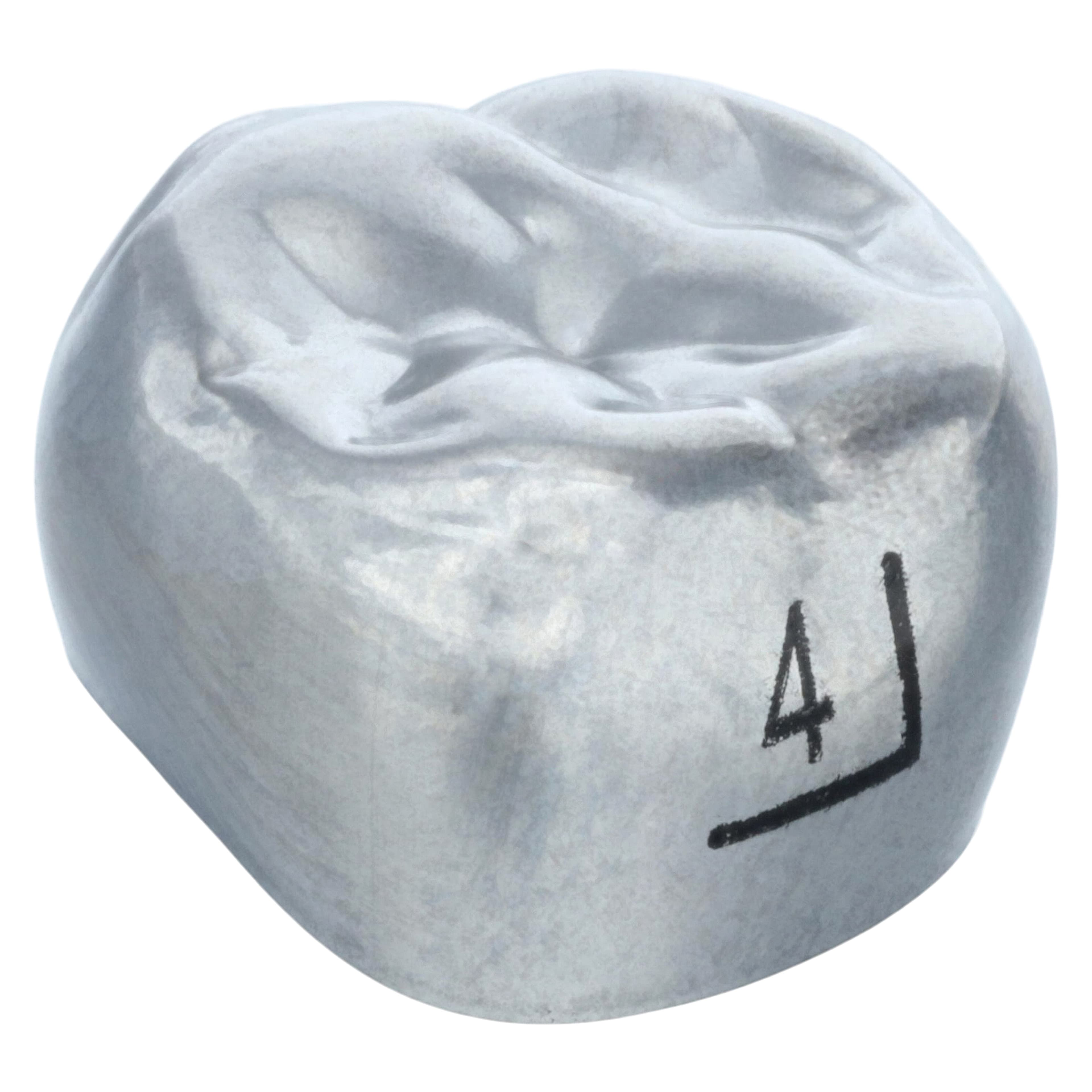 3M ESPE Stainless Steel Permanent Molar Crown, 6UR4, Upper Right First Permanent Molar, Size 4, 5/Box thumbnail 3