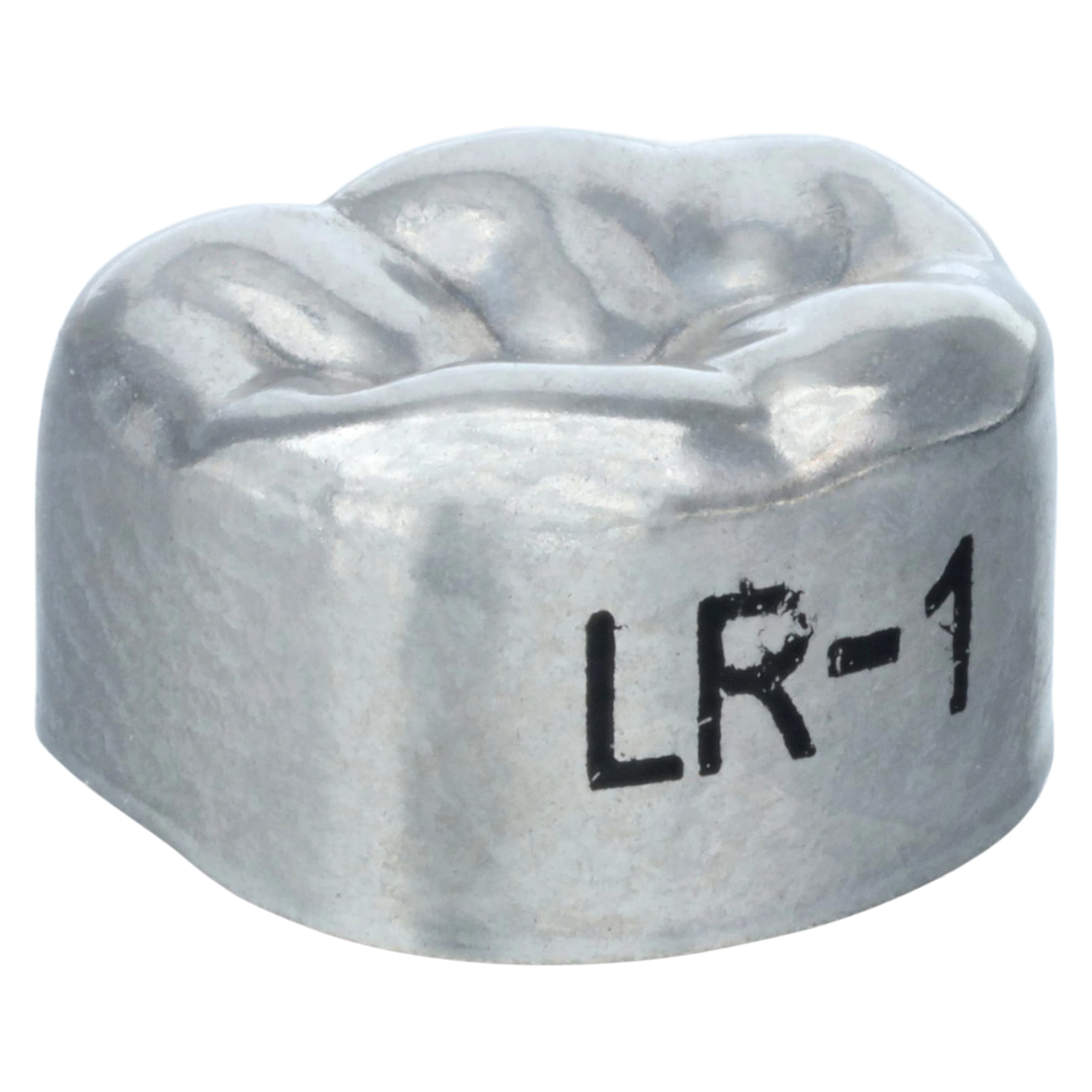 3M Unitek Stainless Steel Permanent Molar Crown, Lower Right First Permanent Molar, Size 1 (1LR), 5/Box, 900341 thumbnail 3