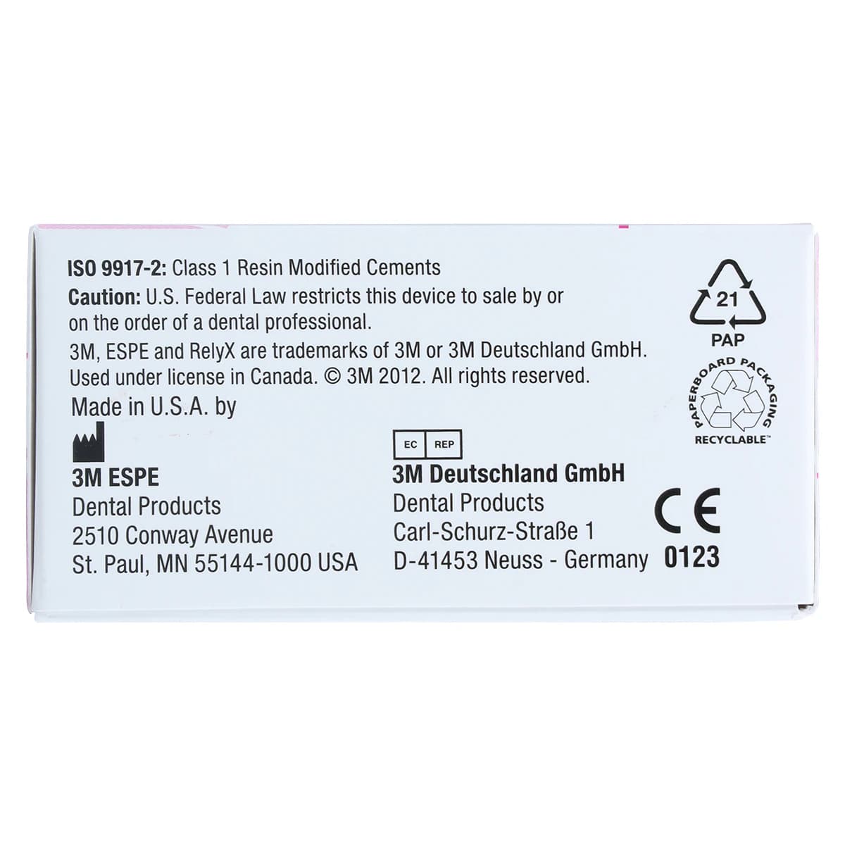 3M RelyX Luting Cement Powder Refill, 16 g Bottle, 3505P thumbnail 7