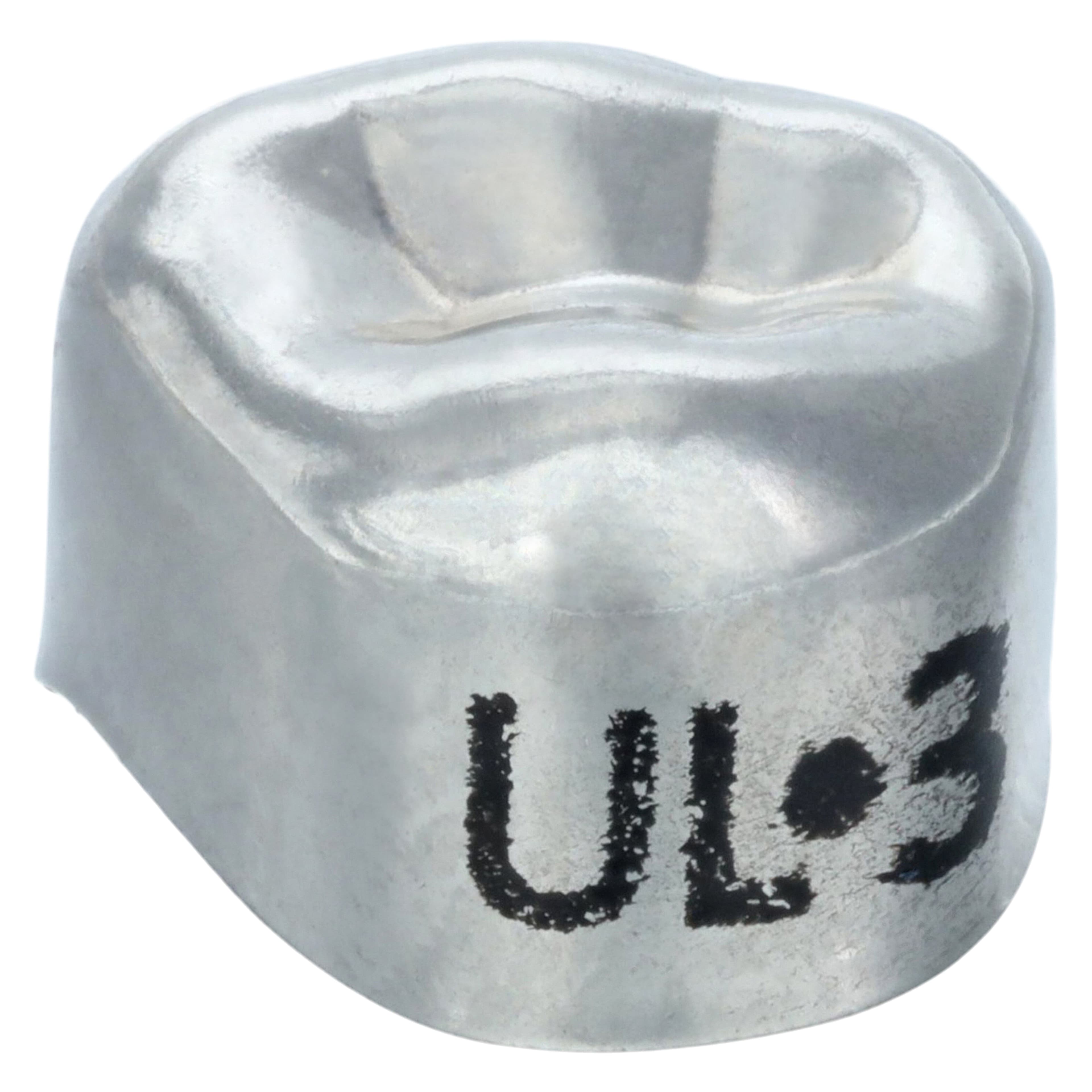 3M Unitek Stainless Steel Primary Molar Crown, Upper Left First Primary Molar, Size 3 (UL3), 5/Box, 900113 thumbnail 3