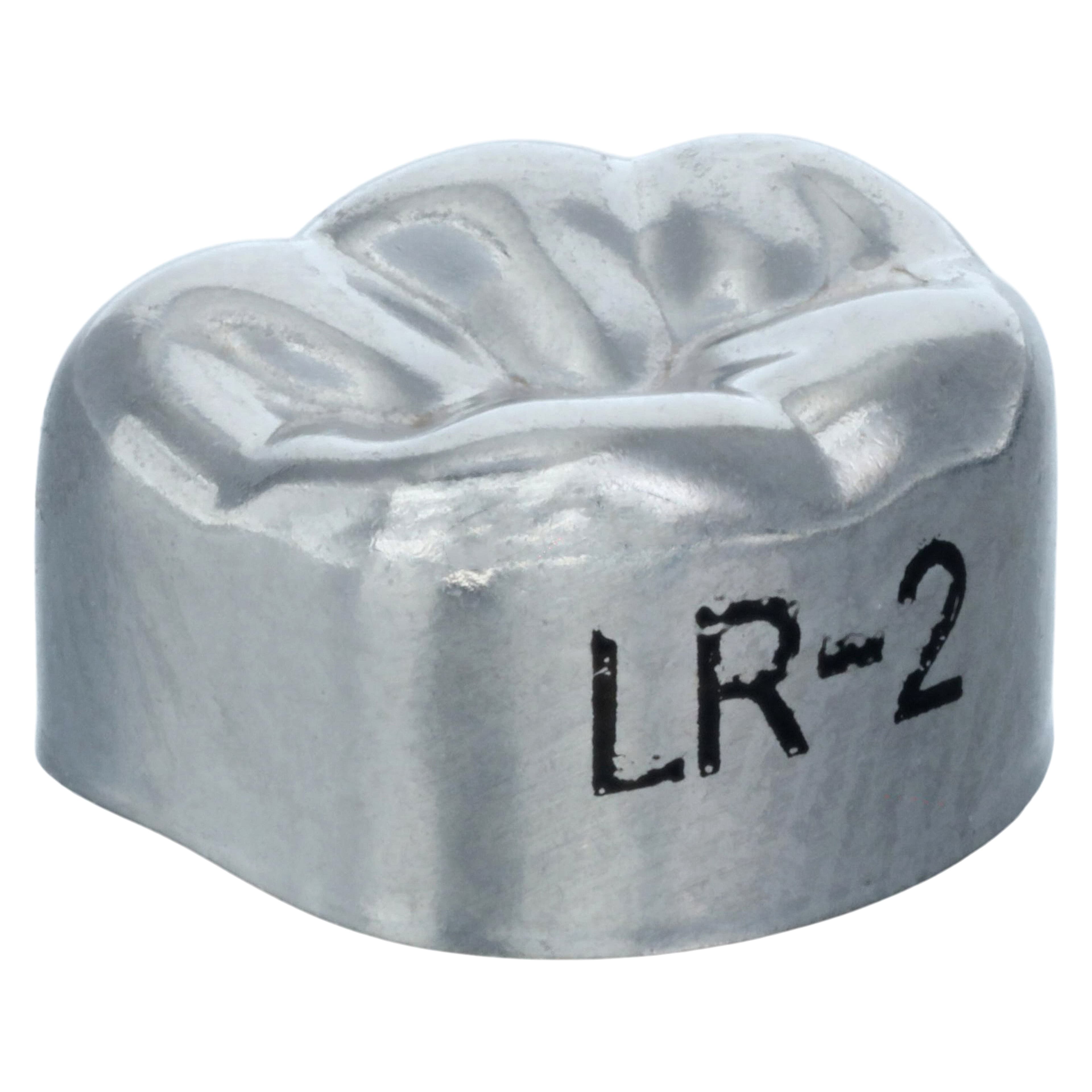 3M Unitek Stainless Steel Permanent Molar Crown, Lower Right First Permanent Molar, Size 2LR, 5/Box, 900342 thumbnail 3