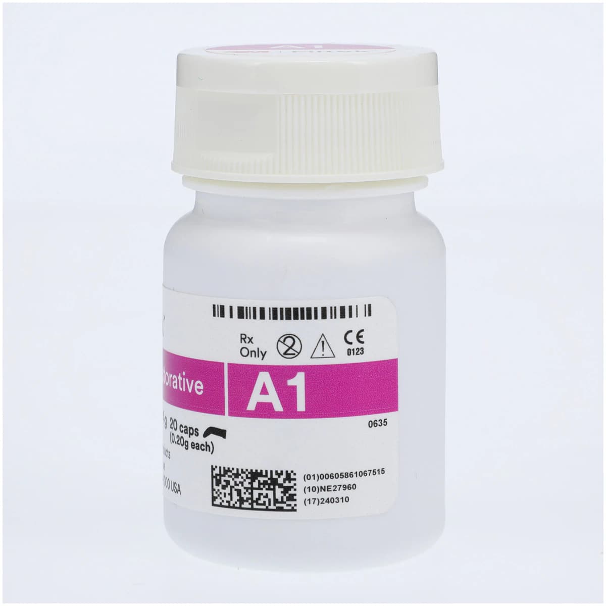 3M Filtek Universal Restorative Capsules, Shade A1, 0.2 g, 20/Pk, 6550A1 thumbnail 3