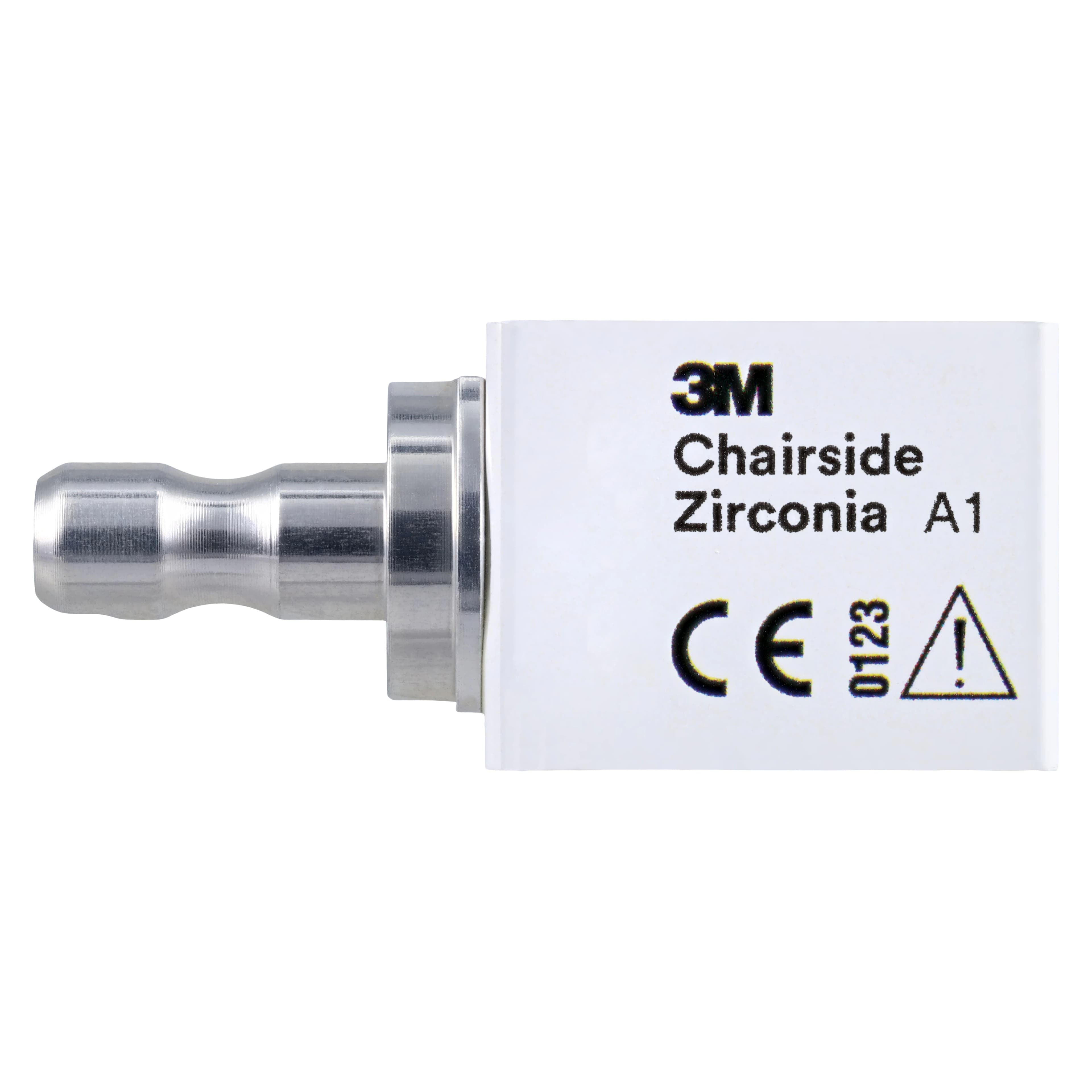 Solventum (3M) Chairside Zirconia Crown Block Refill for CEREC, Shade A1, 20 mm, 5/Pkg, 69941 - 3M™ Chairside Zirconia CEREC A1 Refill 20mm Pack of 5 - Image 1