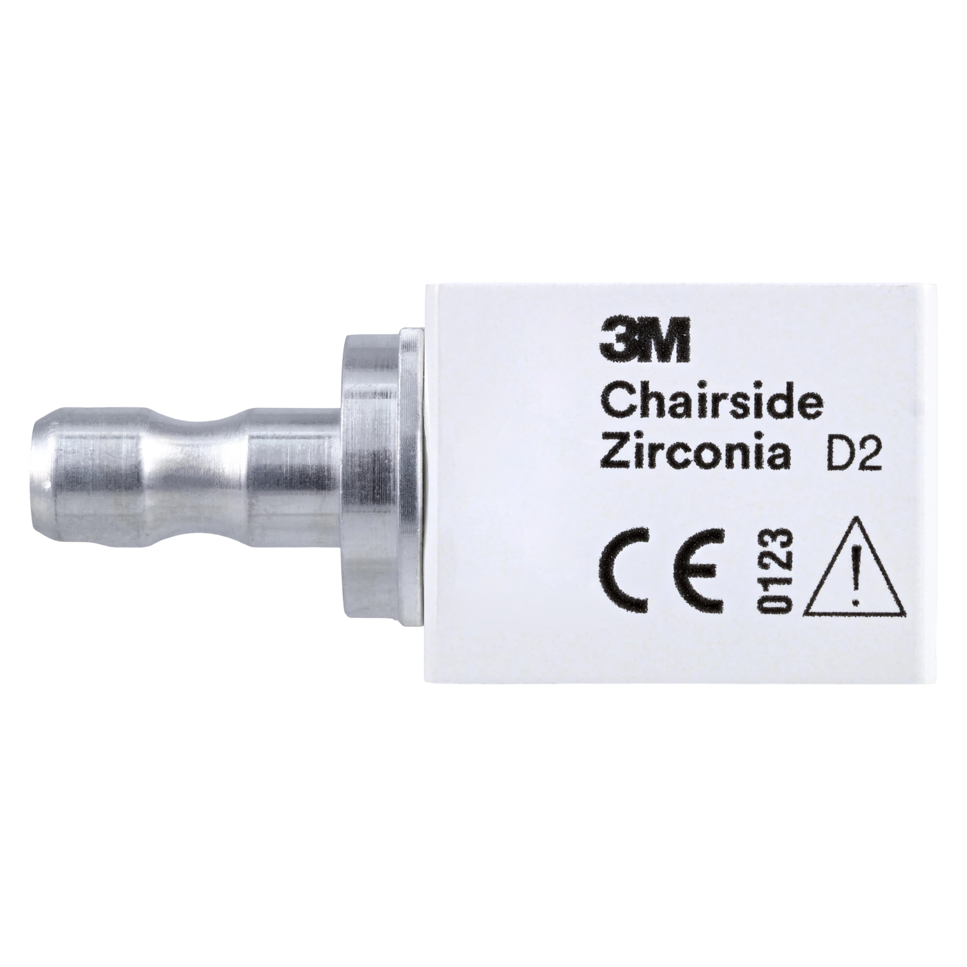 3M/Solventum Chairside Zirconia CEREC Crown Block Refill, Shade D2, 20 mm, 5/Pkg, 69947 thumbnail 2