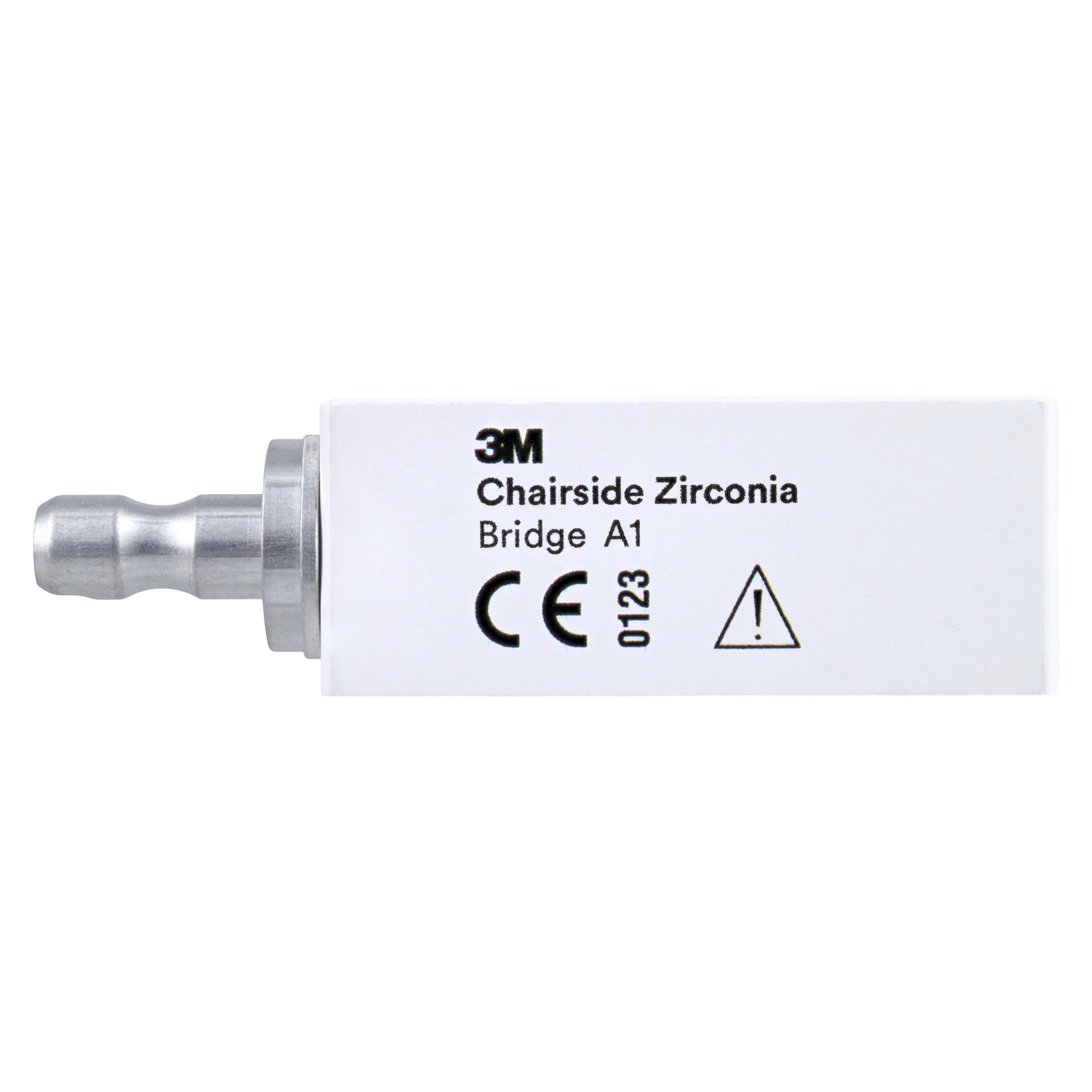 Solventum (3M) Chairside Zirconia Bridge Block, 39 mm, Shade A1, Refill, 3/Pk, 69949 thumbnail 2