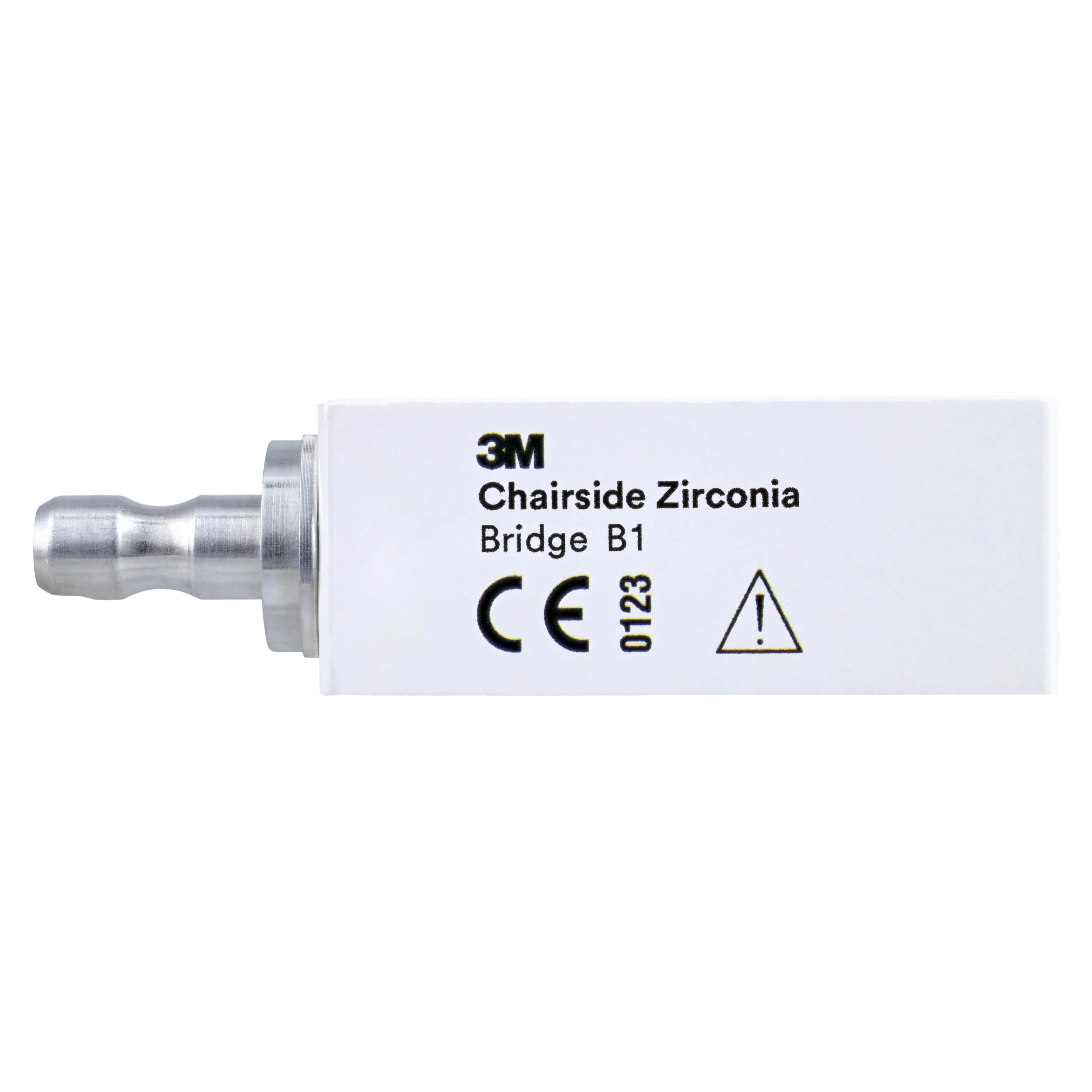 Solventum (3M) Chairside Zirconia Bridge Block, 39 mm, Shade B1, Refill, 3/Pk, 69953 thumbnail 2