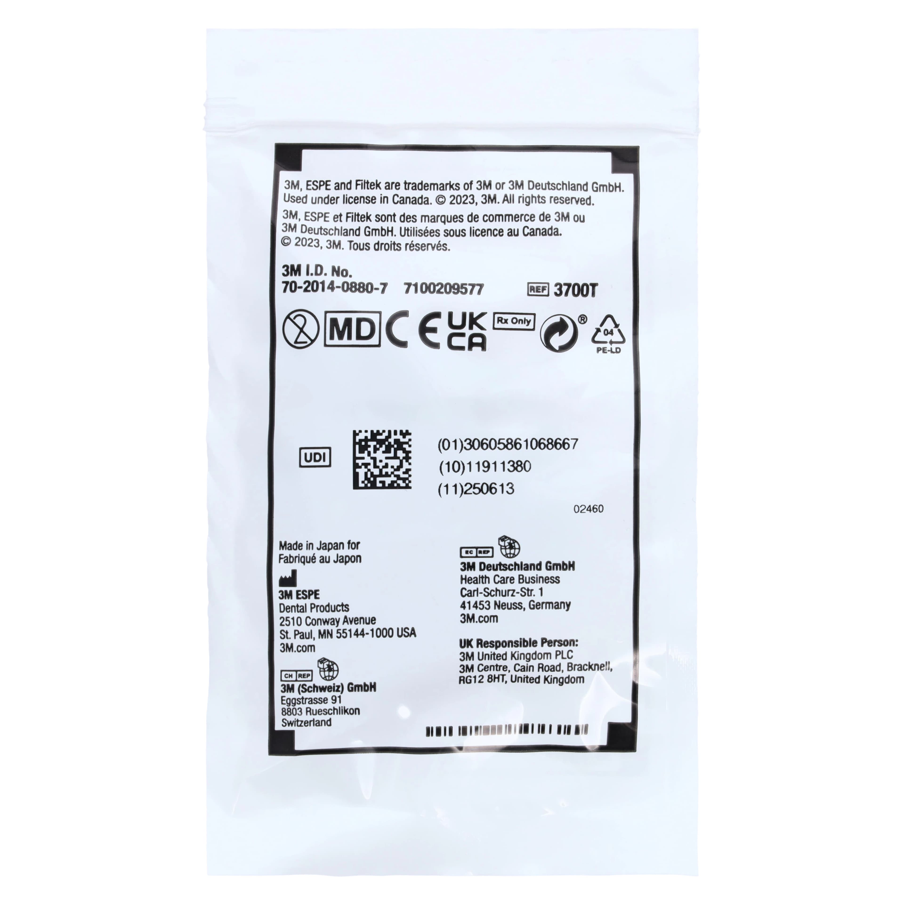 3M Filtek Supreme Ultra Flowable Restorative Syringe Refill, Shade A1, 2 g, 2/Pk, 6032A1 thumbnail 7