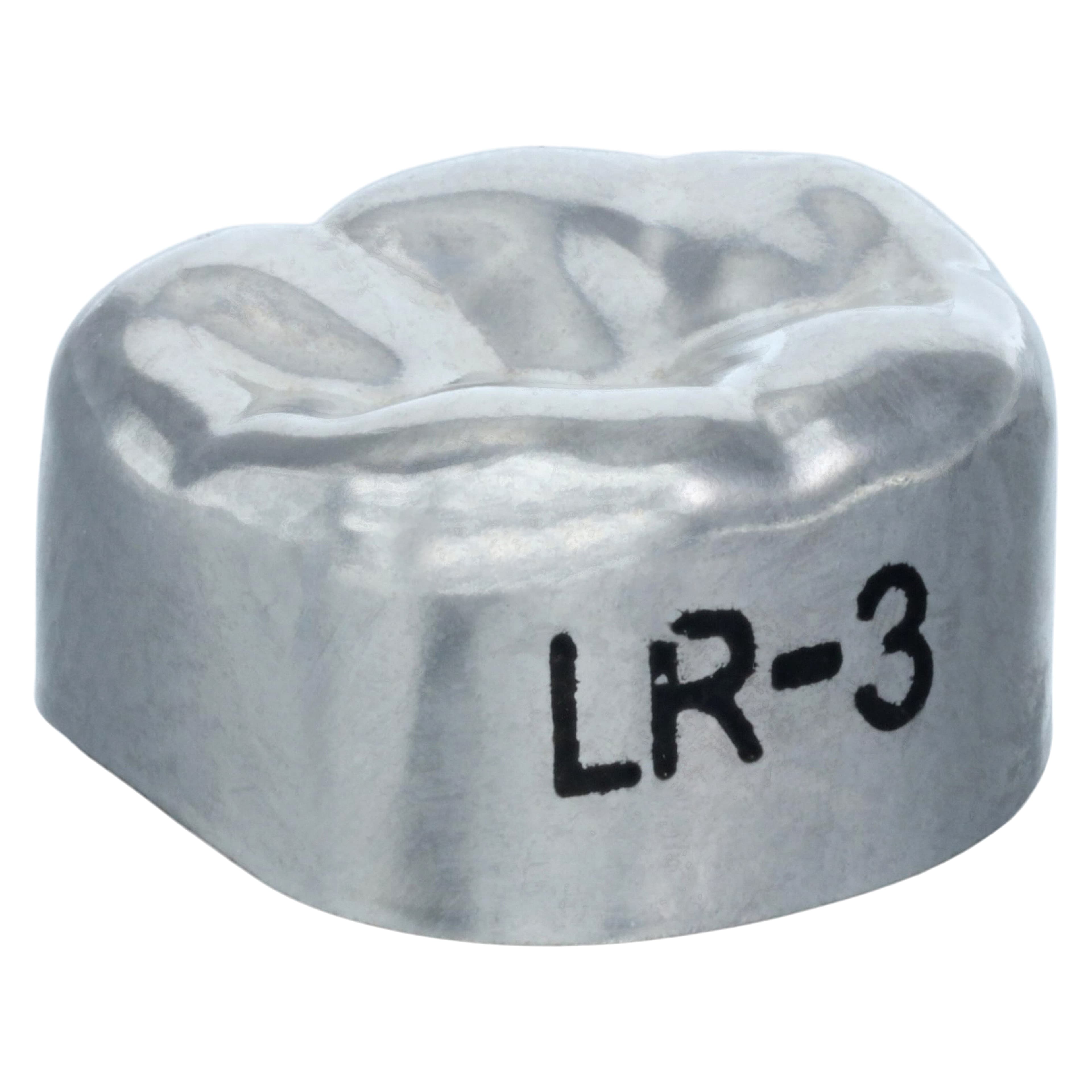 3M Unitek Stainless Steel Permanent Molar Crown, Lower Right First Permanent Molar, Size 3 (3LR), 5/Box, 900343 thumbnail 3