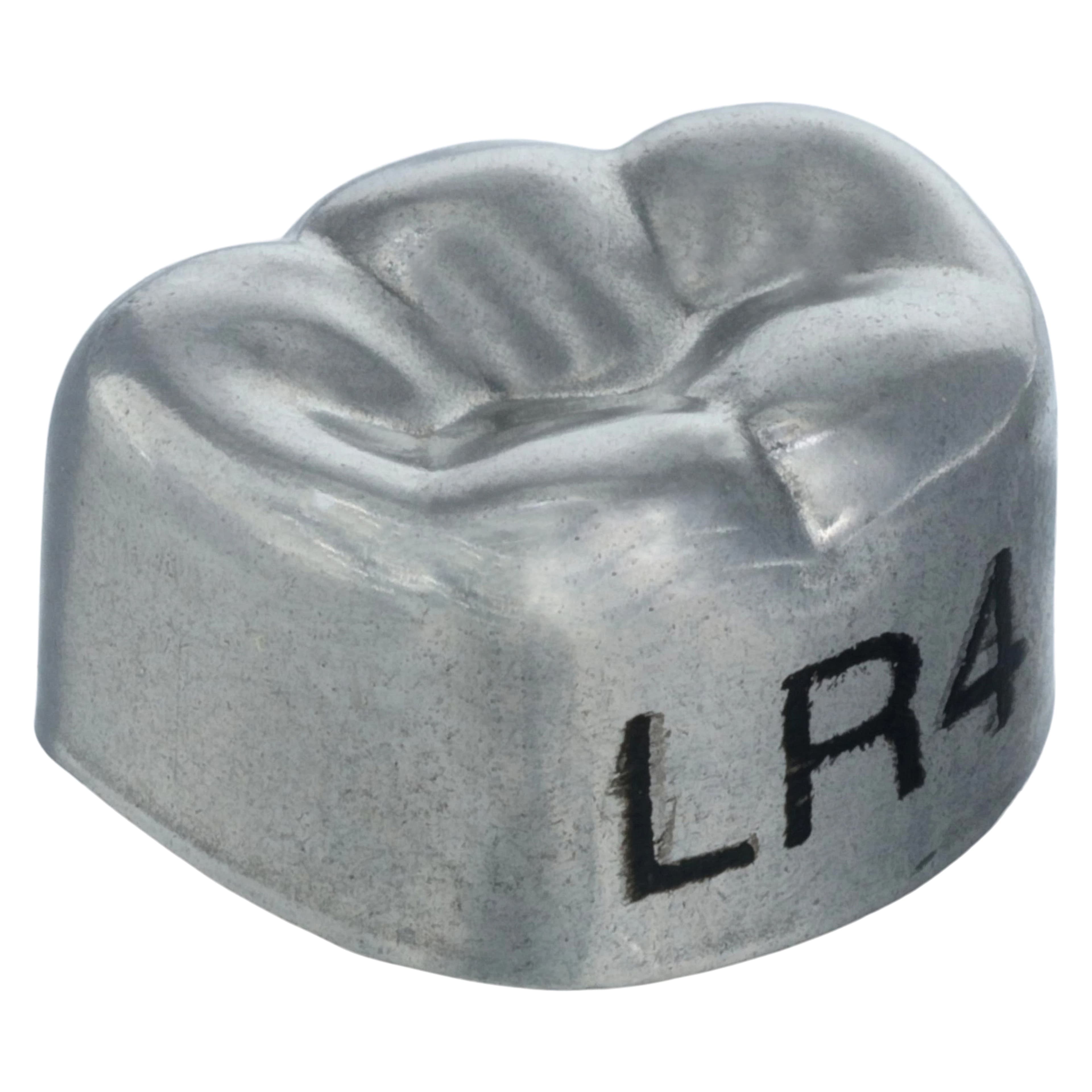 3M Unitek Stainless Steel Primary Molar Crown, Lower Right Second Primary Molar, Size 4 (2LR4), 5/Box, 900244 thumbnail 3