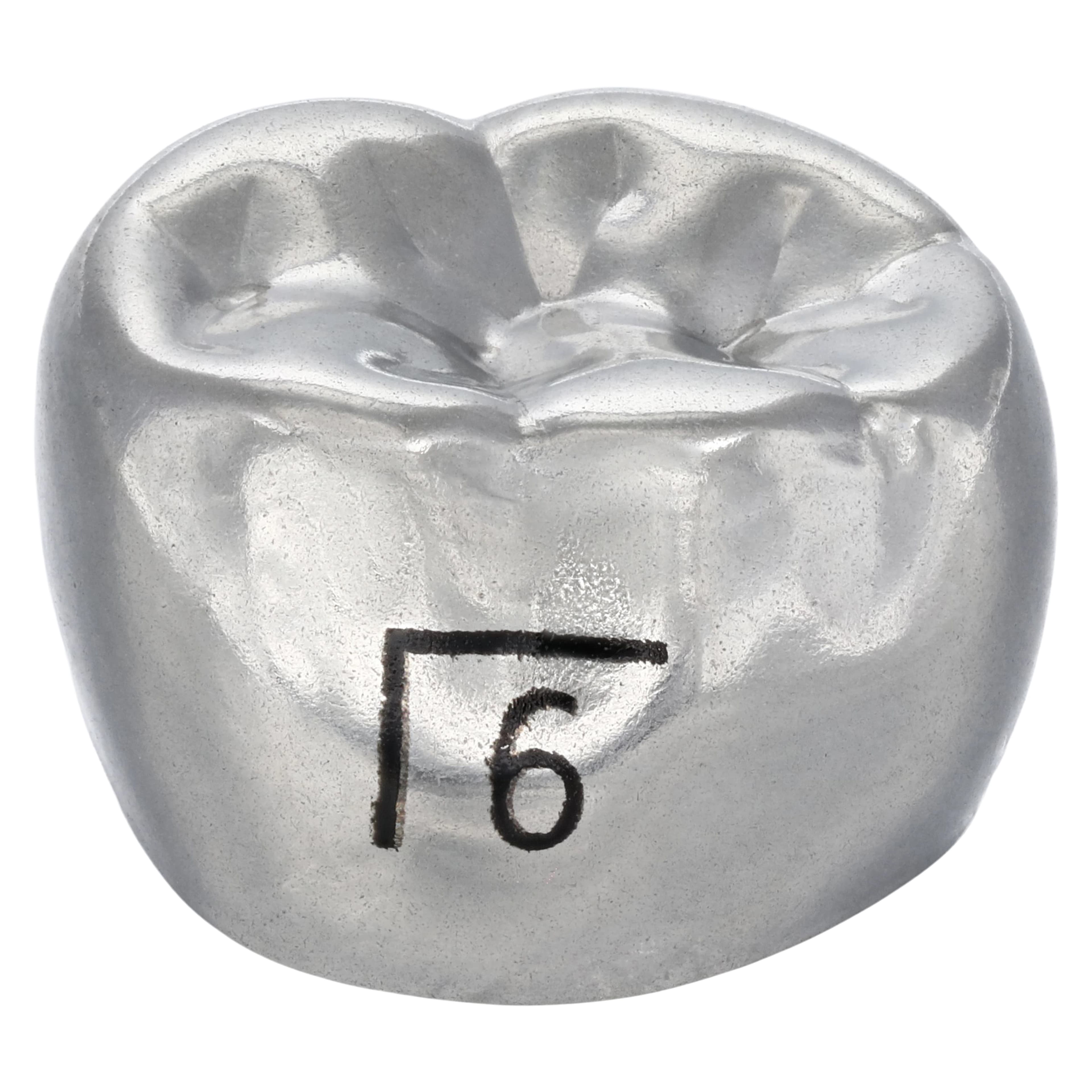 3M ESPE Stainless Steel Permanent Molar Crown, Size 6LL6, Lower Left First Permanent Molar, 5/Box, 6-LL-6 thumbnail 3