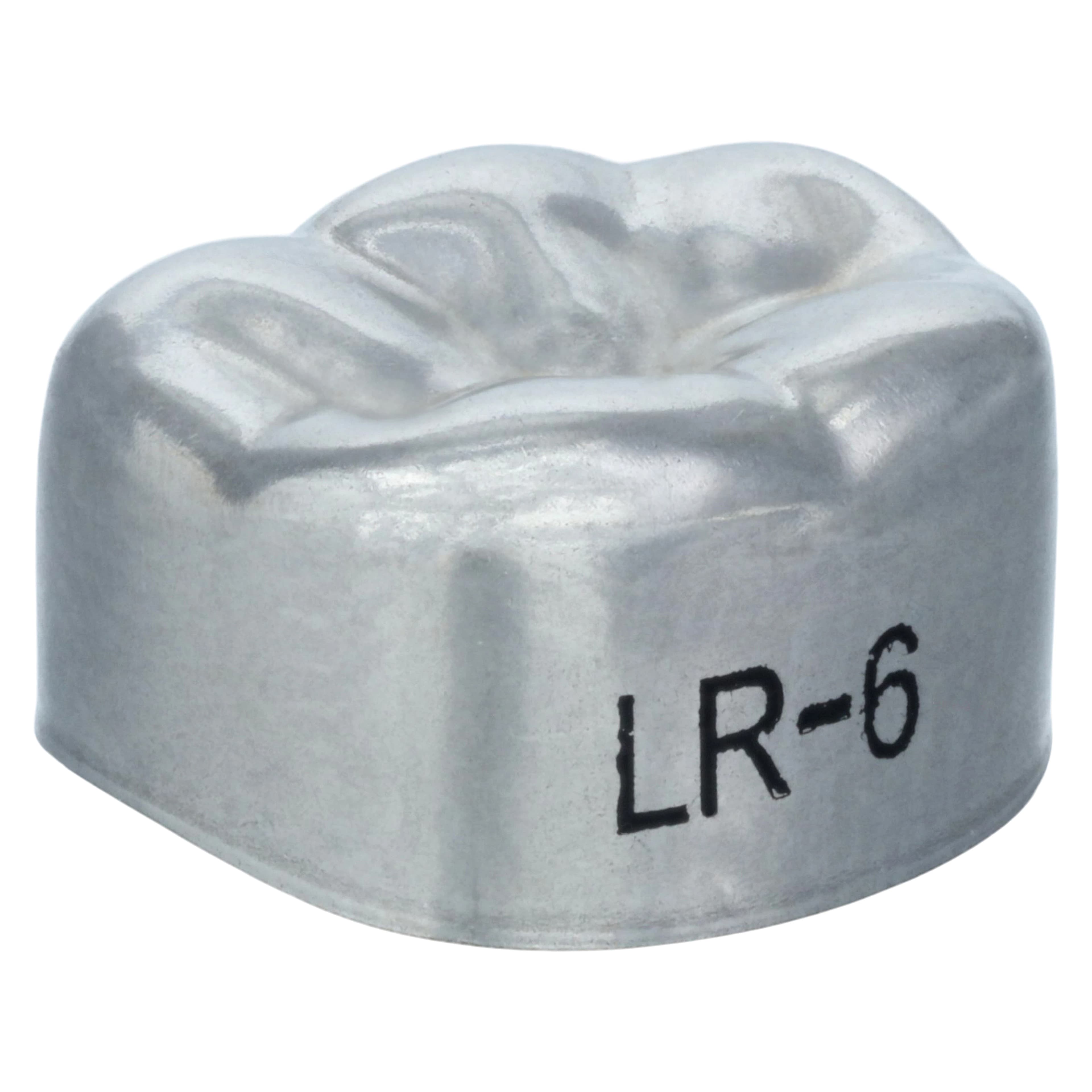 3M Unitek Stainless Steel Permanent Molar Crown, Lower Right First Permanent Molar, Size 6 (1LR6), 5/Box, 900346 thumbnail 3