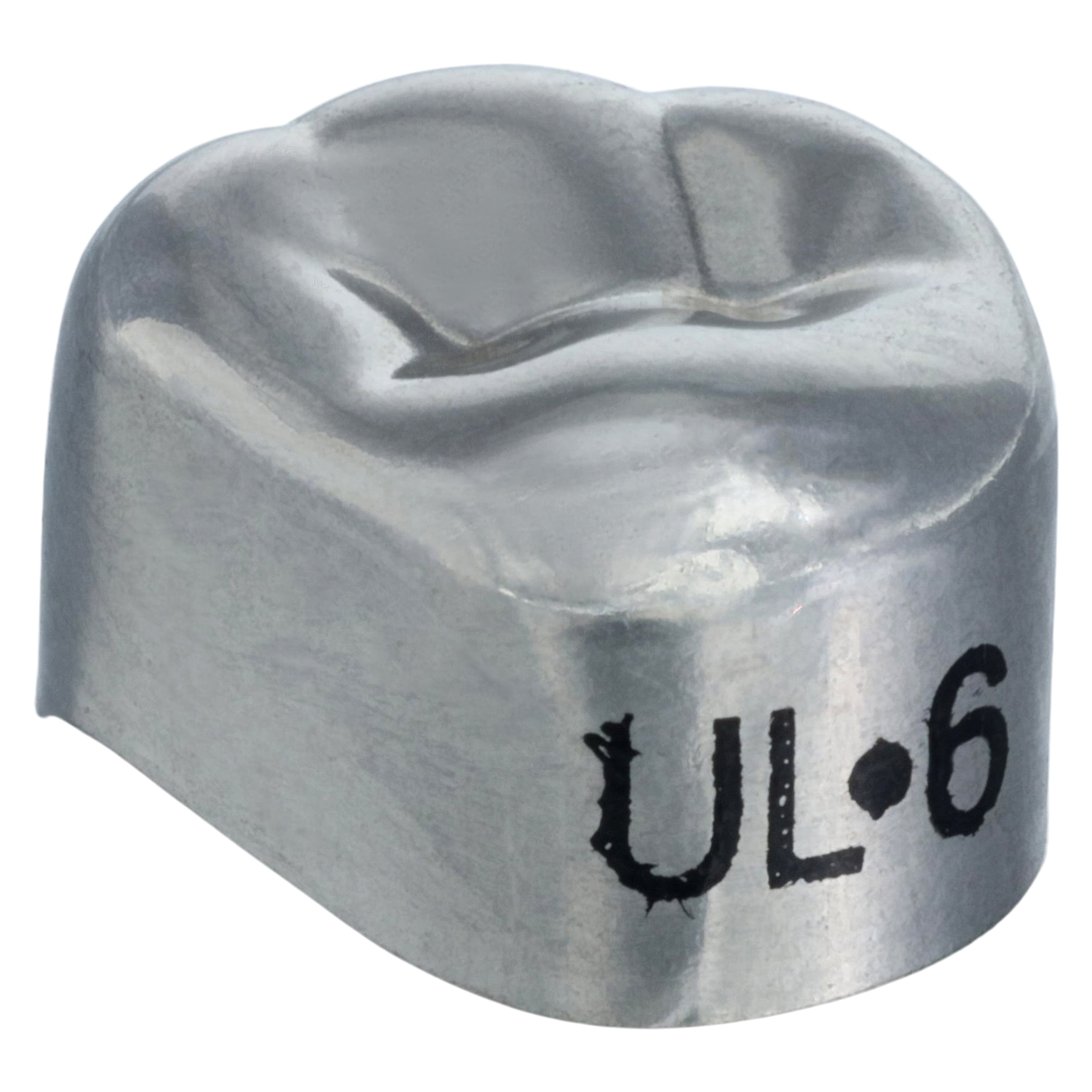 3M Unitek Stainless Steel Primary Molar Crown, Upper Left First Molar, Size 6, 5/Box, 900116 thumbnail 3