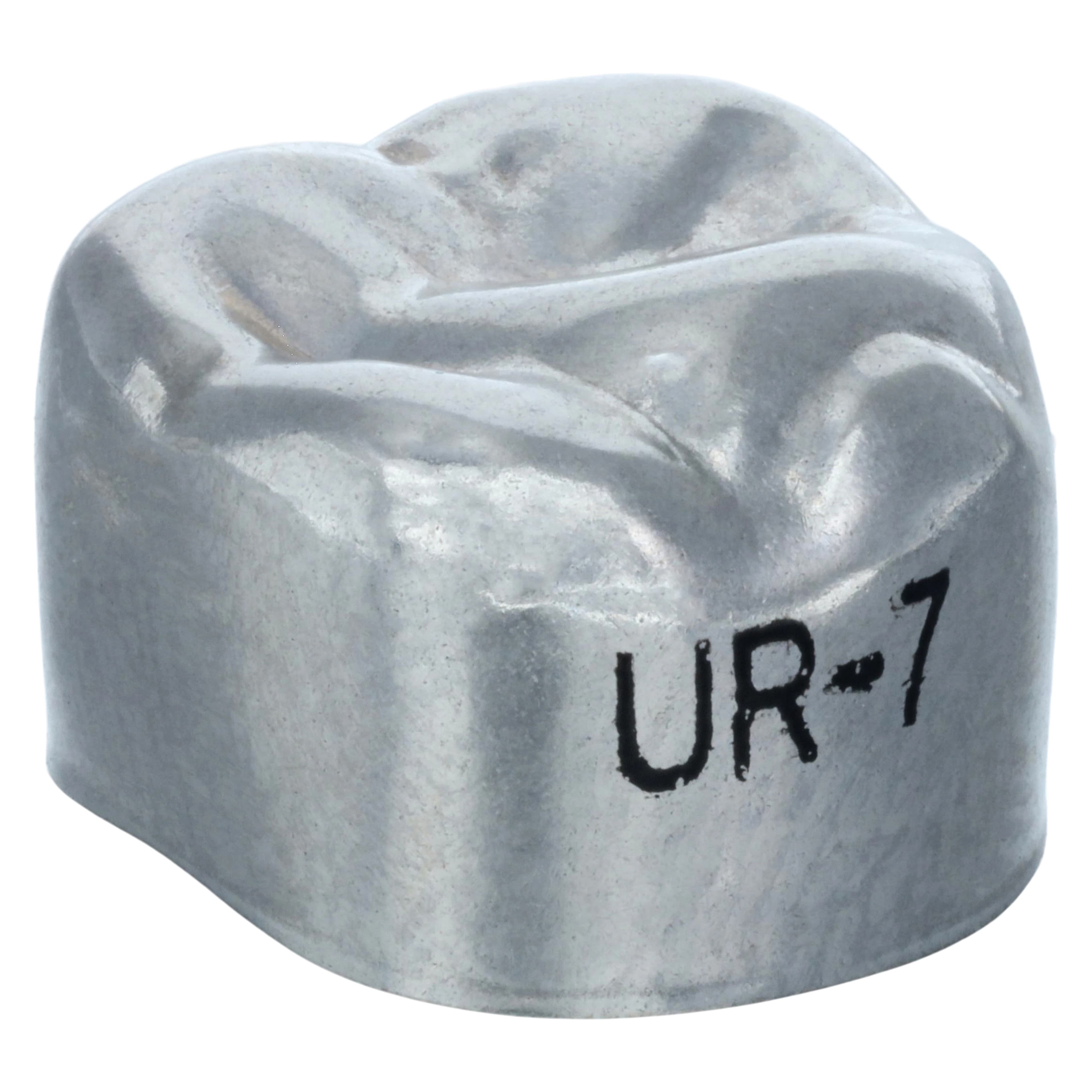 3M Unitek Stainless Steel Permanent Molar Crown, Upper Right First Permanent Molar, Size 7, 5/Box, 900327 thumbnail 3